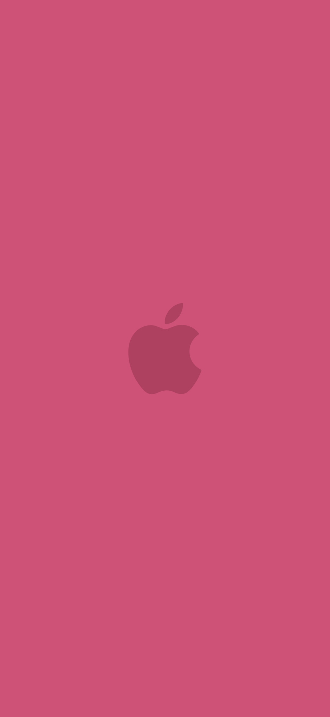 可愛いピンクのアップル 2色 ロゴ Redmi Note 9t スマホ壁紙 待ち受け スマラン