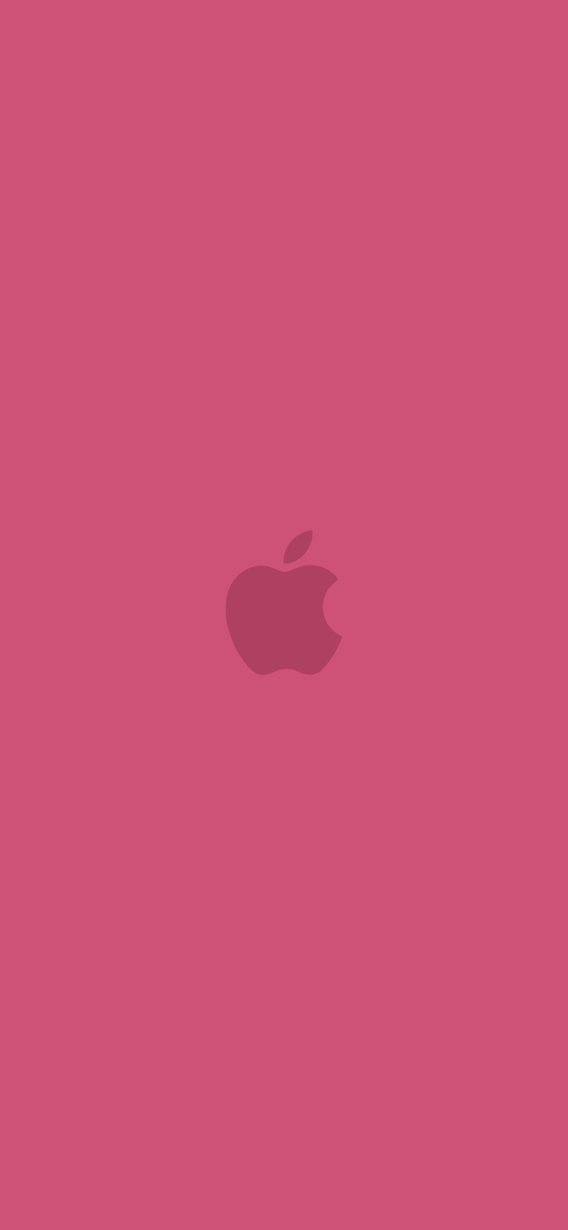 可愛いピンクのアップル 2色 ロゴ Iphone 12 Pro 壁紙 待ち受け Sumaran