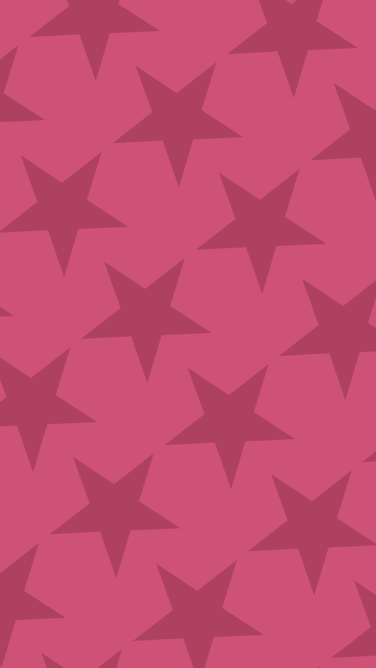 可愛いピンクの星 2色 ロゴ Iphone Se 第2世代 壁紙 待ち受け スマラン