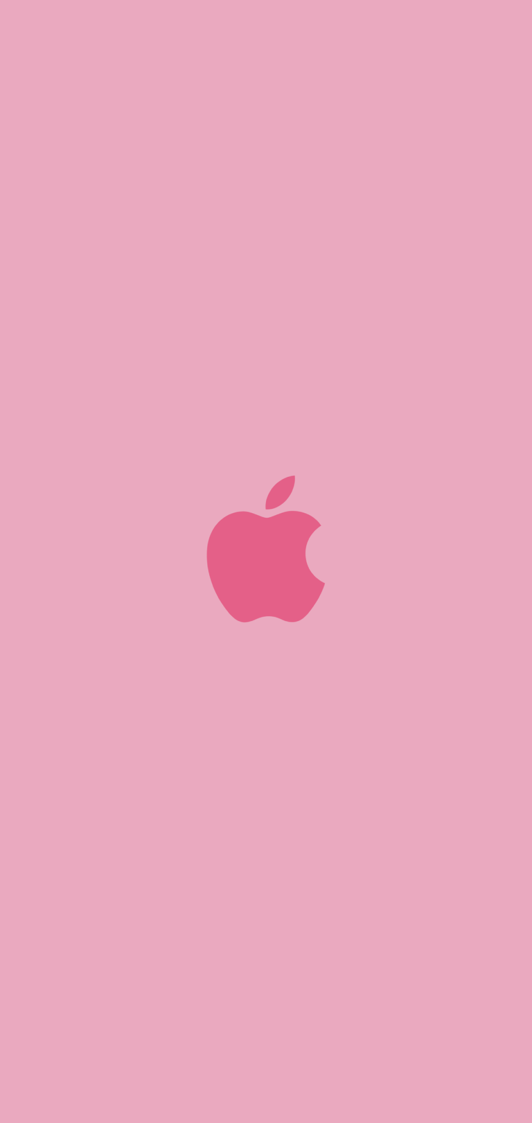 可愛いピンクのapple ロゴ Aquos Sense4 壁紙 待ち受け Sumaran