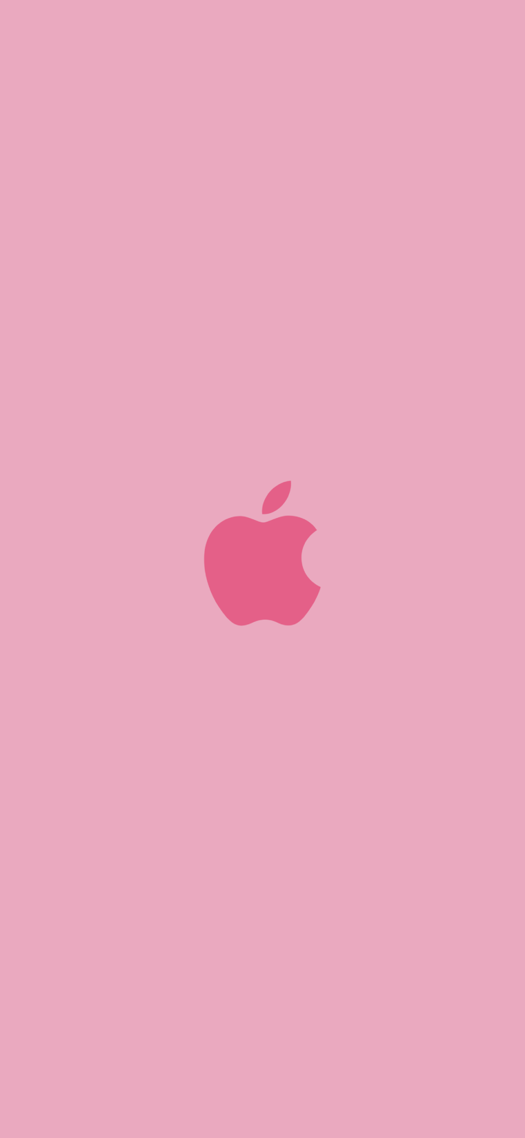 可愛いピンクのapple ロゴ Iphone 13 Mini 壁紙 待ち受け スマラン