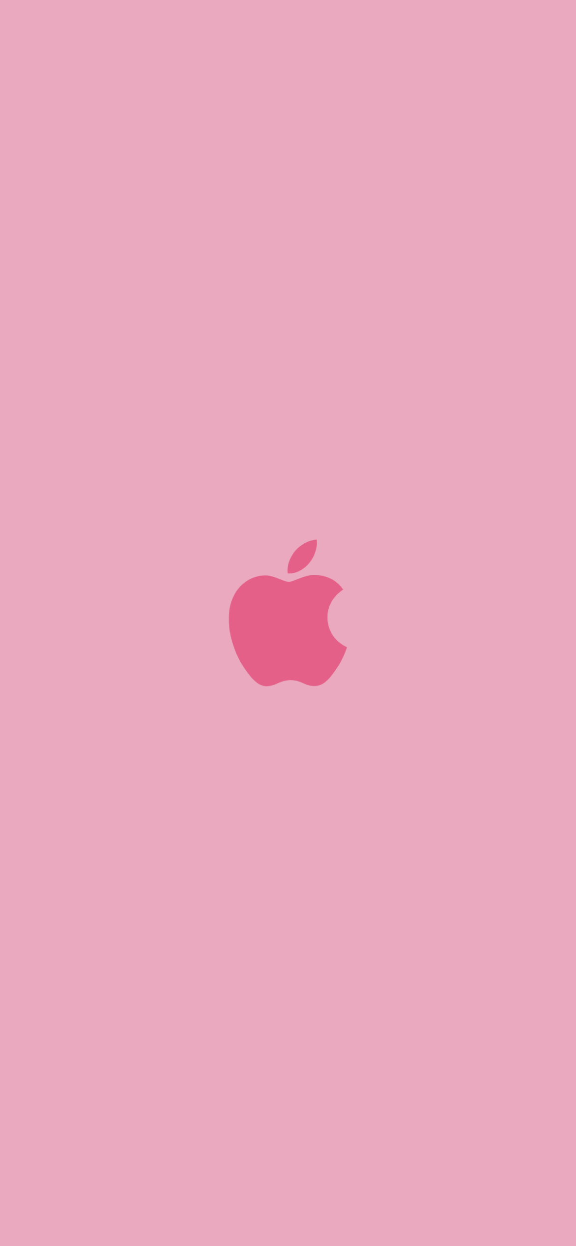 可愛いピンクのapple ロゴ Iphone 12 Pro 壁紙 待ち受け スマラン