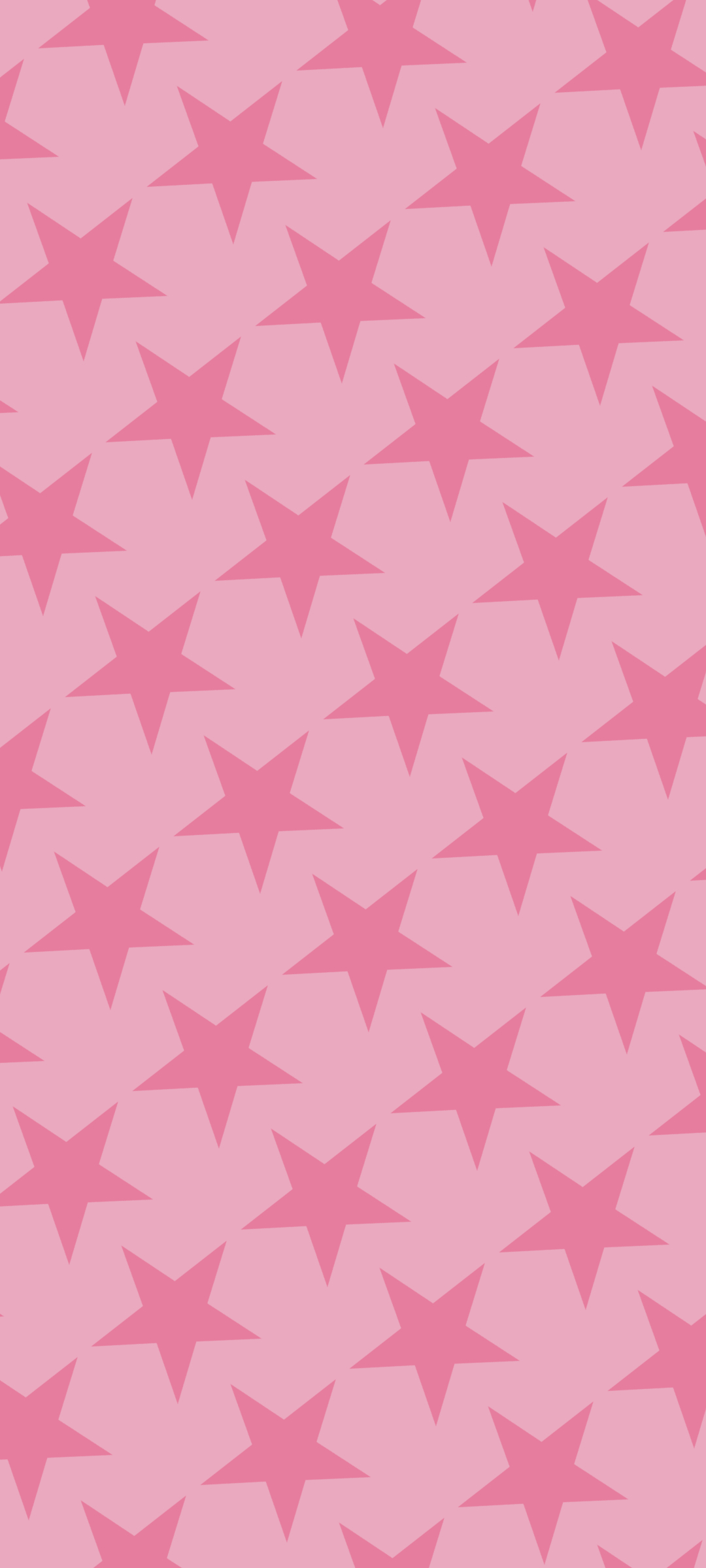 可愛いピンクの星 ロゴ Galaxy 1 壁紙 待ち受け スマラン
