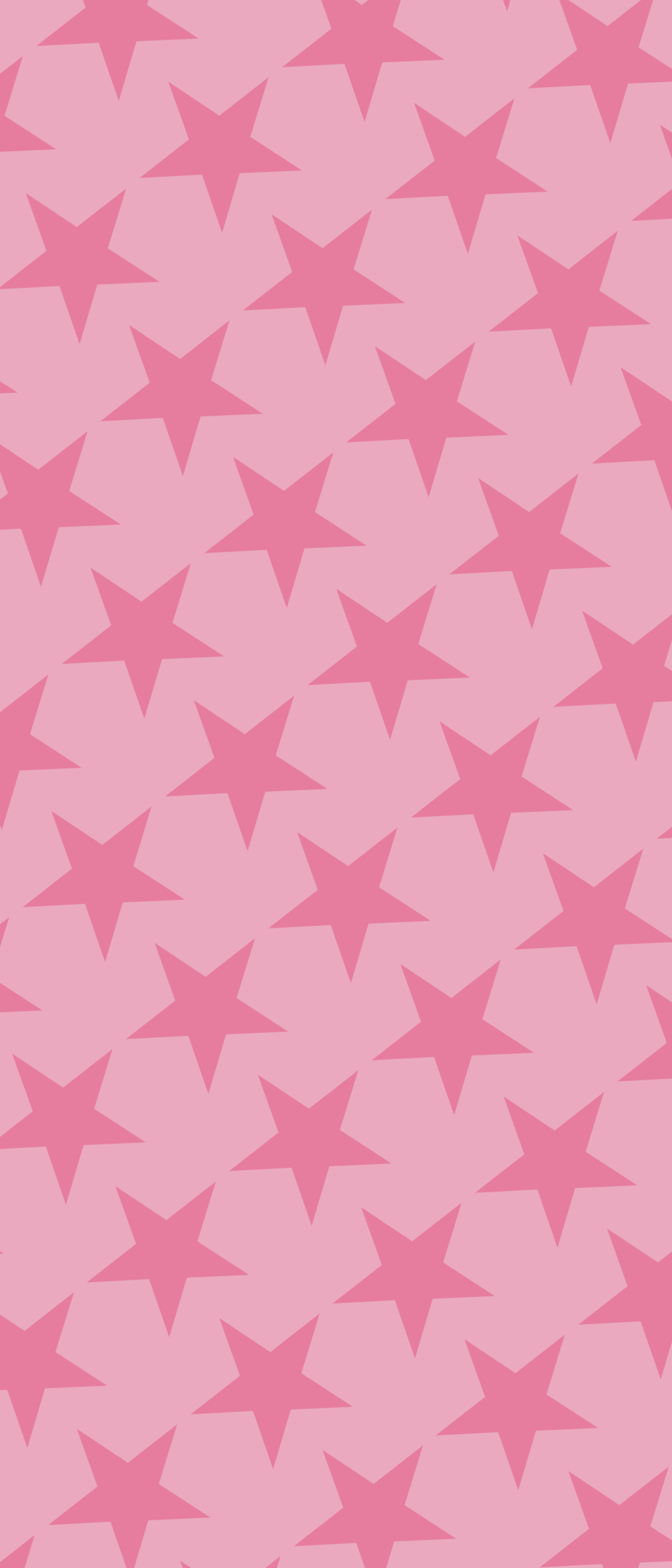 可愛いピンクの星 ロゴ Xperia 5 壁紙 待ち受け Sumaran