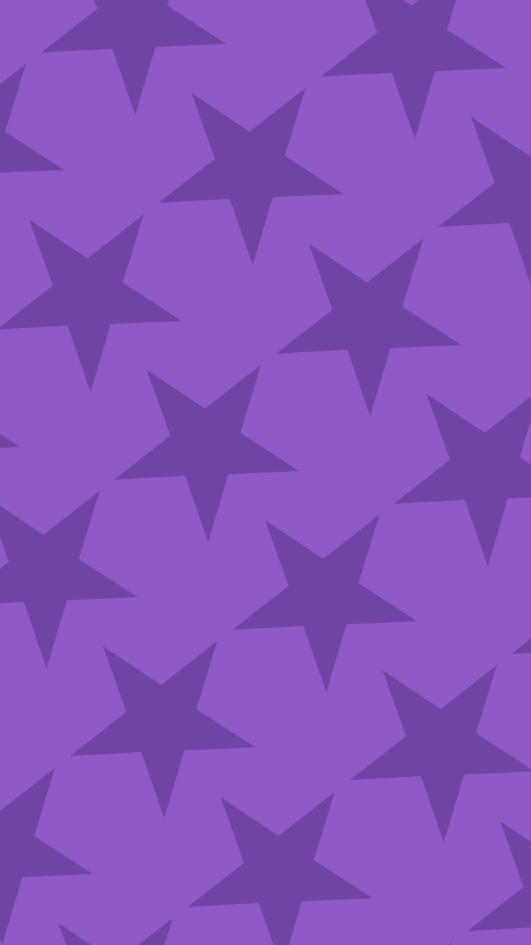 可愛い紫の星 2色 ロゴ Iphone 6s 壁紙 待ち受け Sumaran