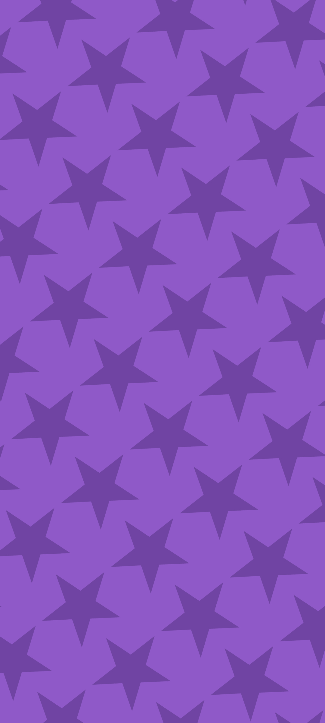 可愛い紫の星 2色 ロゴ Aquos Sense4 Plus 壁紙 待ち受け Sumaran