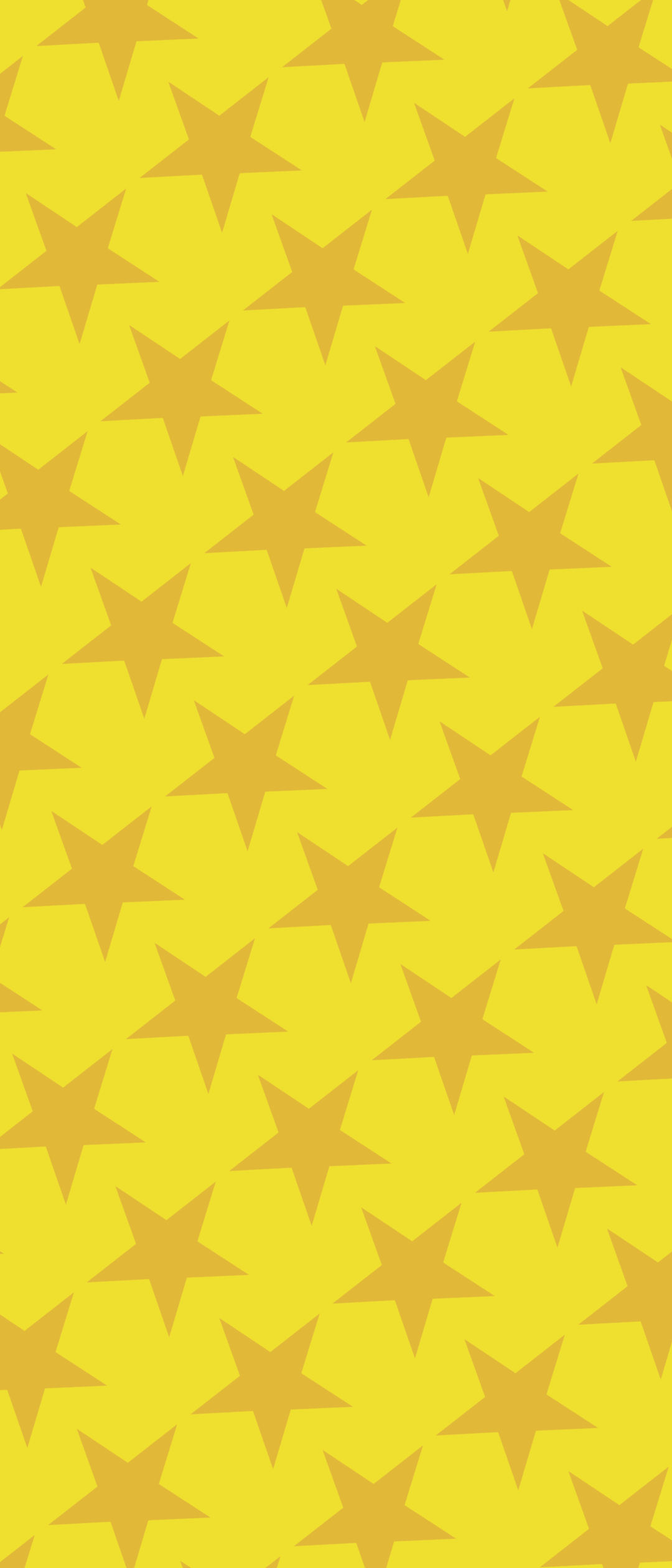 可愛い黄色の星 2色 ロゴ Xperia 5 スマホ壁紙 待ち受け スマラン
