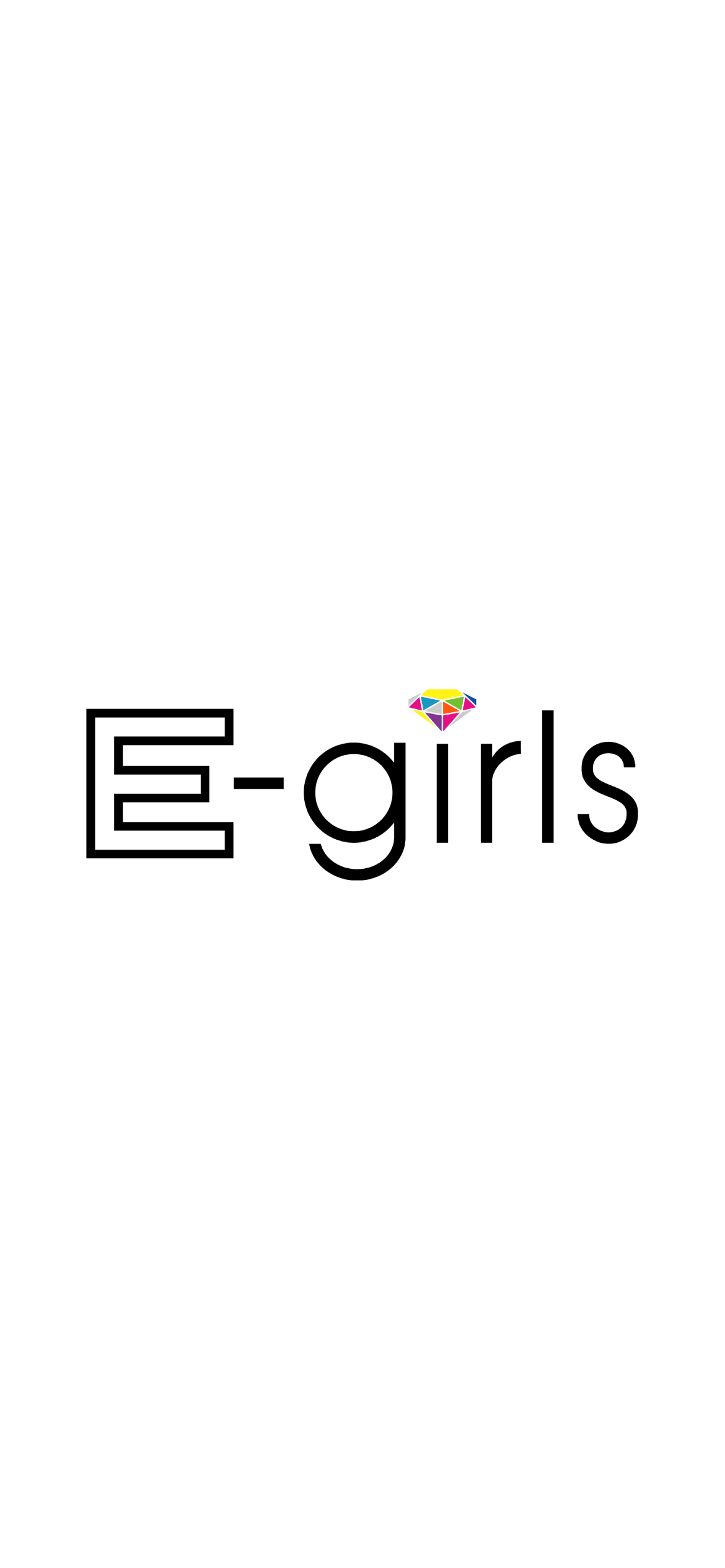 E Girls ロゴ カラフルなダイヤモンド Iphone 13 Pro 壁紙 待ち受け Sumaran