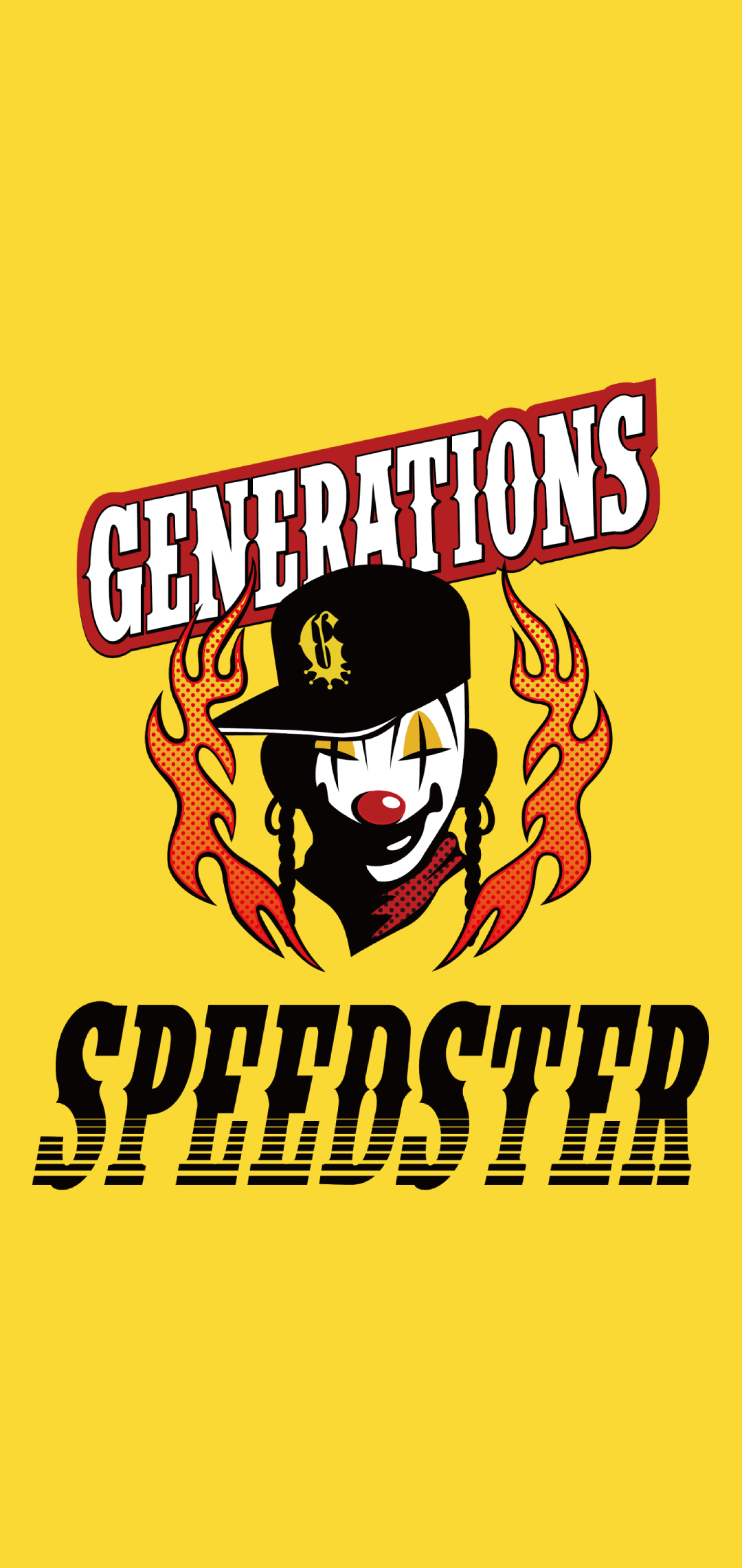Generations Speedster ピエロ Aquos Sense4 Basic 壁紙 待ち受け スマラン