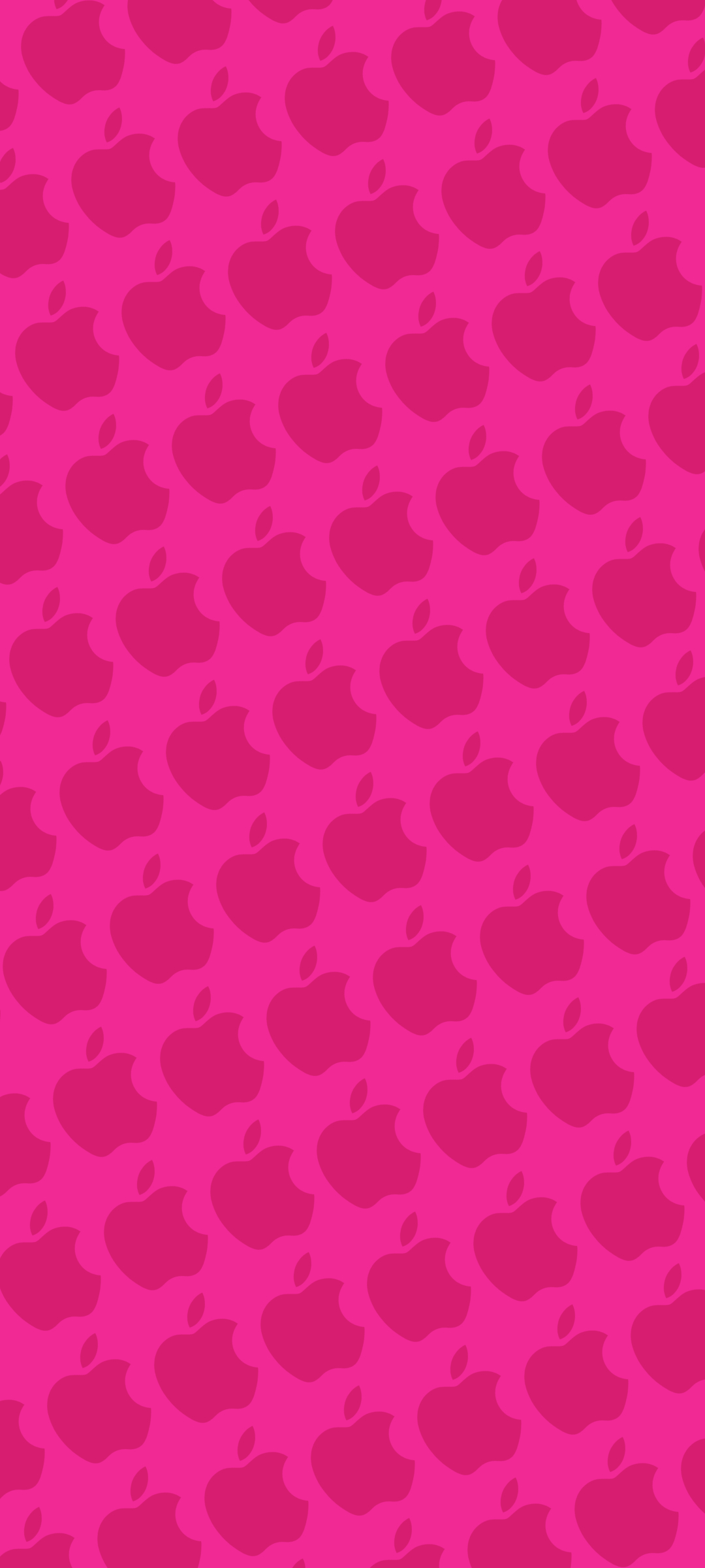 派手なピンク アップルのロゴ パターン Google Pixel 5a 5g 壁紙 待ち受け スマラン
