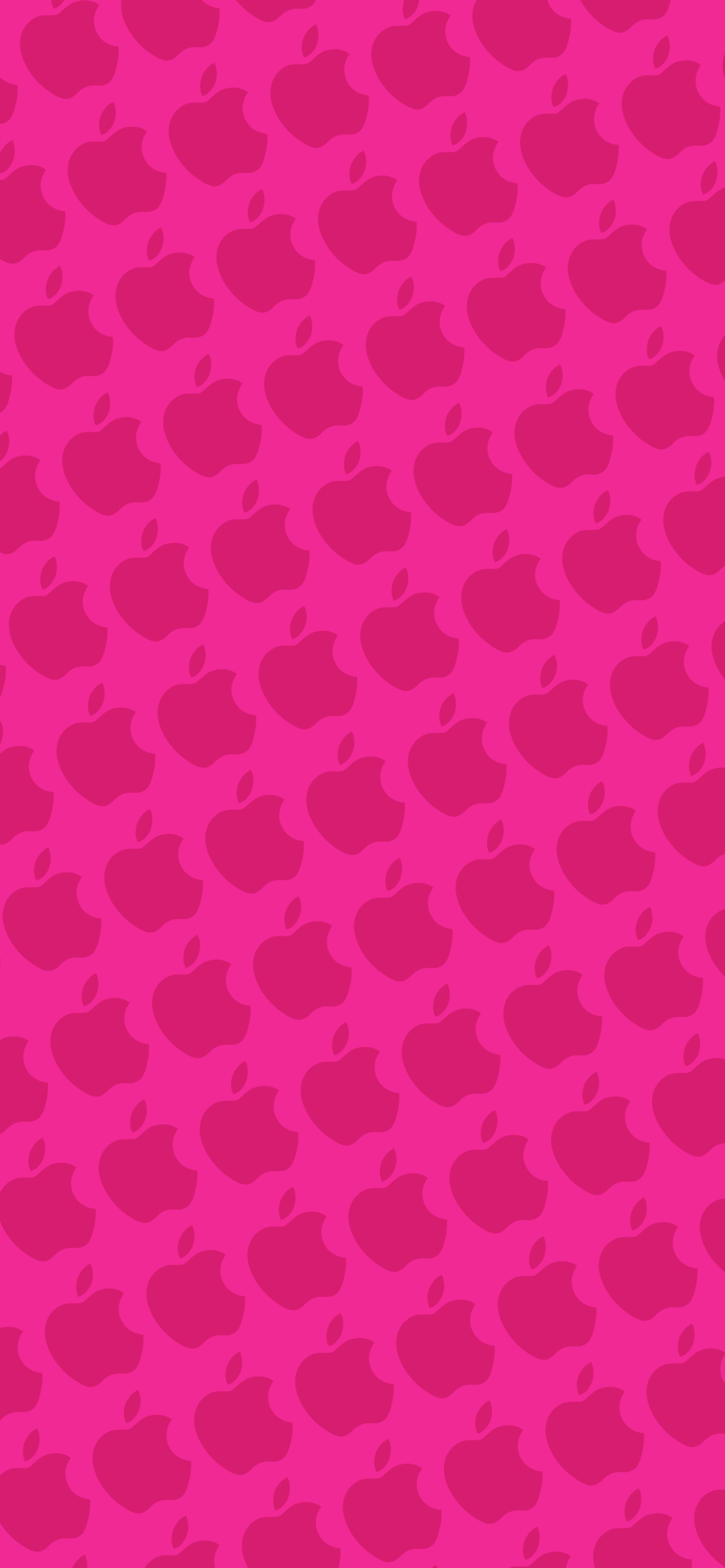 派手なピンク アップルのロゴ パターン Iphone 13 Pro 壁紙 待ち受け Sumaran
