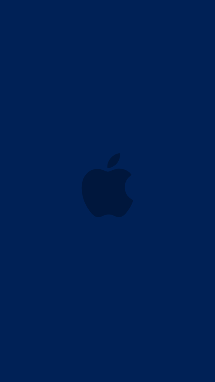 インディゴ ブルー アップルのロゴ Iphone Se 第2世代 壁紙 待ち受け スマラン
