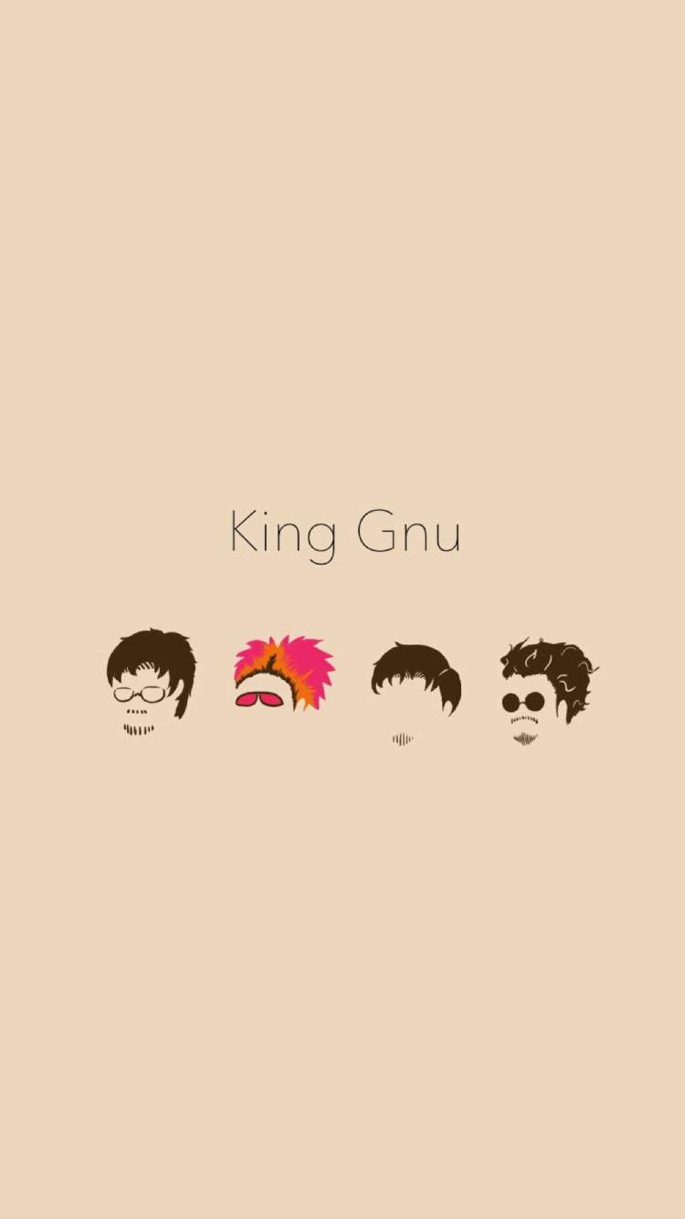 King Gnu イラスト Iphone 8 壁紙 待ち受け スマラン