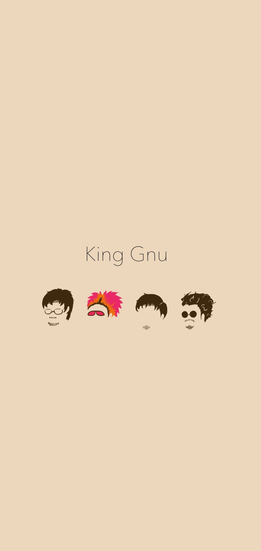 King Gnu イラスト Moto G8 Plus 壁紙 待ち受け スマラン