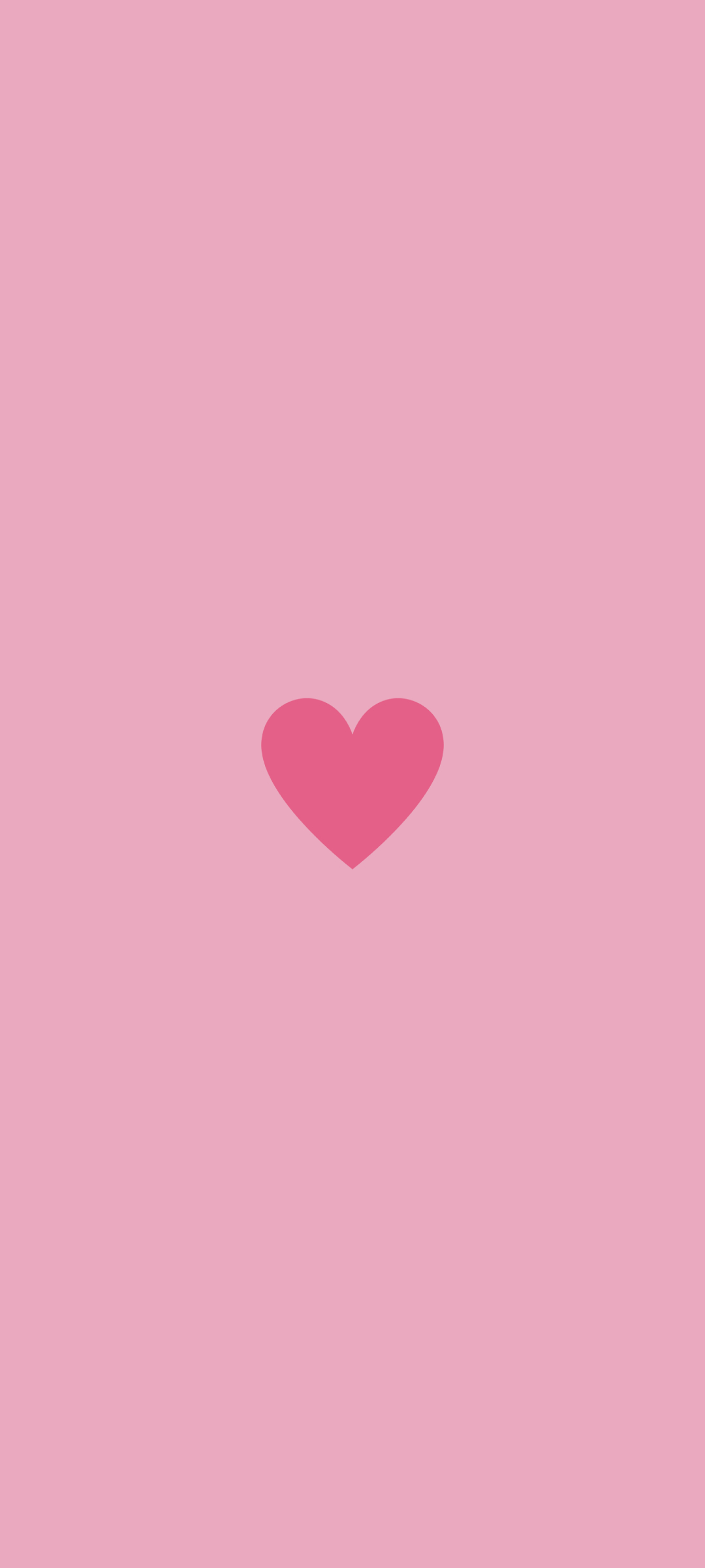 ミニマル 可愛いピンクのハート Redmi Note 10 Pro 壁紙 待ち受け スマラン