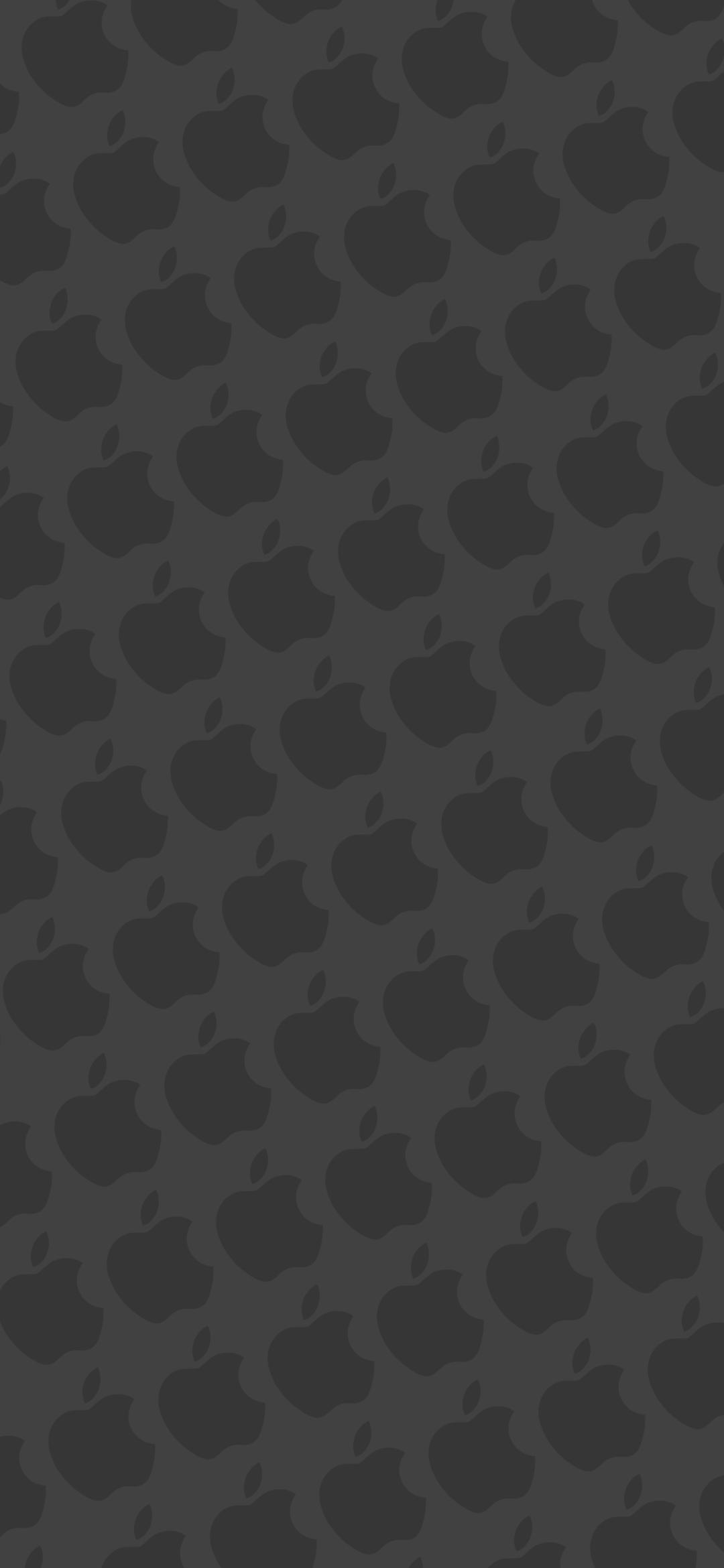 マット グレー アップルのロゴ パターン Iphone 13 Mini 壁紙 待ち受け Sumaran
