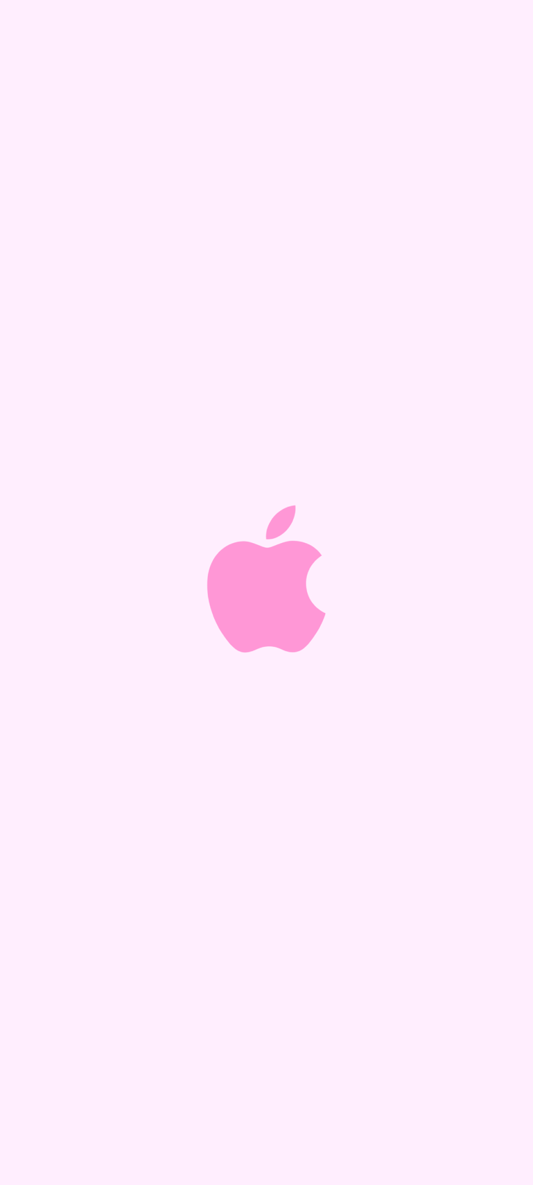 可愛い淡いピンク アップルのロゴ Mi 10 Lite 5g 壁紙 待ち受け Sumaran