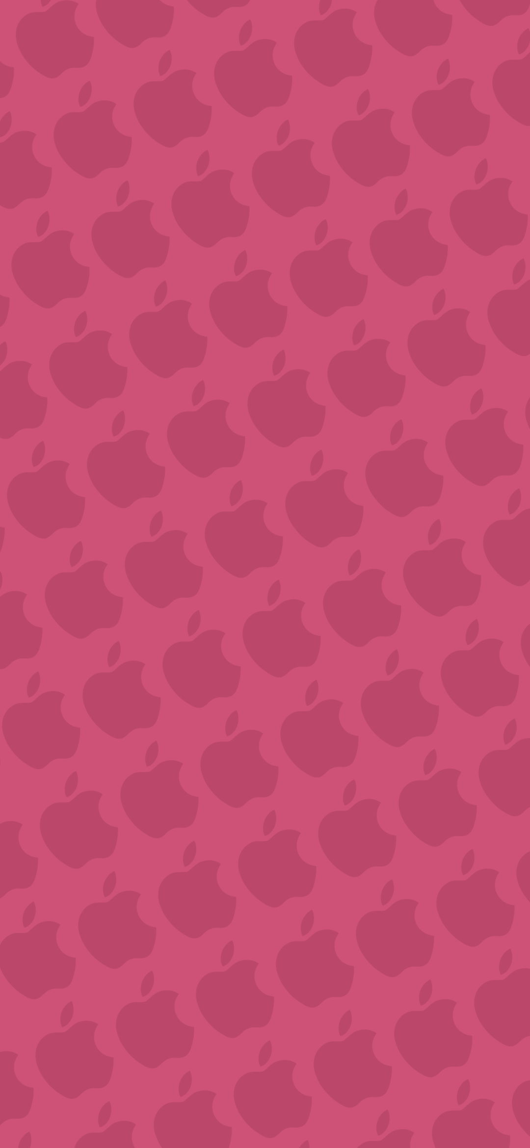 パステルカラー ピンク アップルのロゴ パターン Oppo Reno A 壁紙 待ち受け スマラン