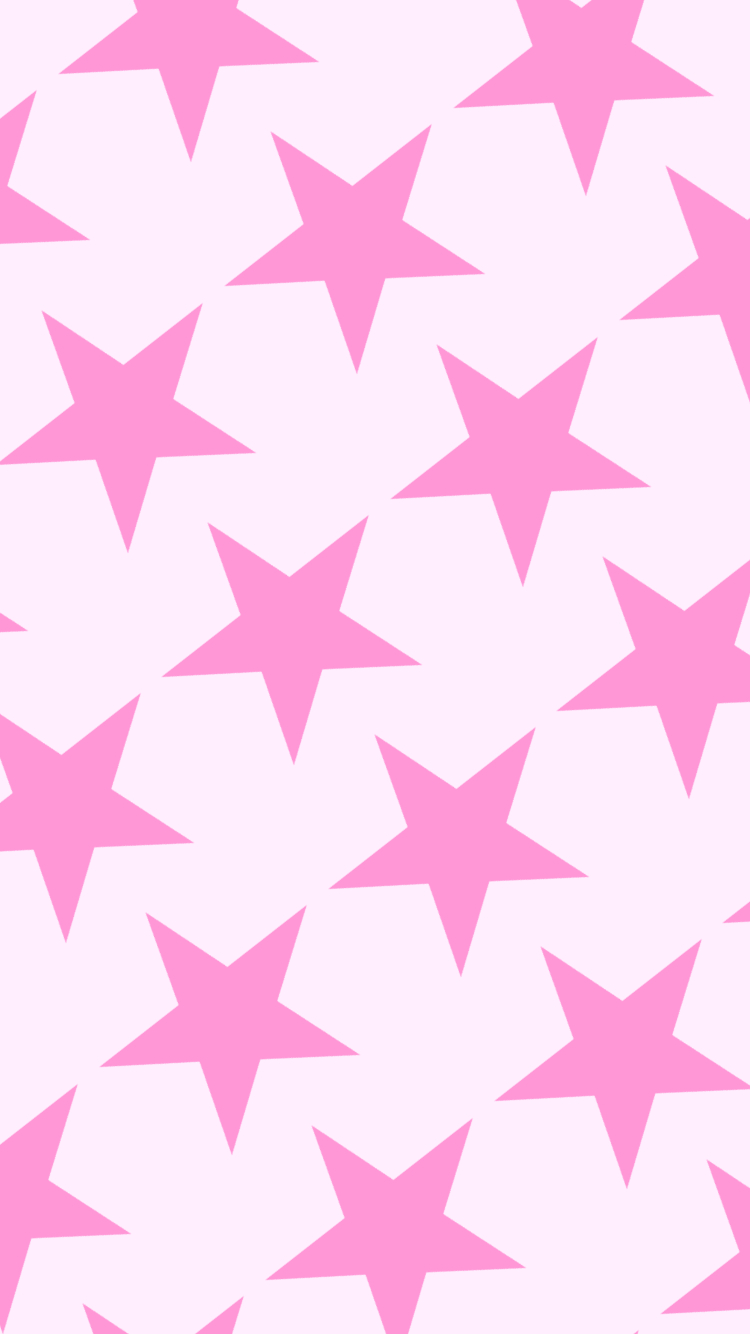 可愛い淡いピンク 星のロゴ Iphone 7 壁紙 待ち受け Sumaran