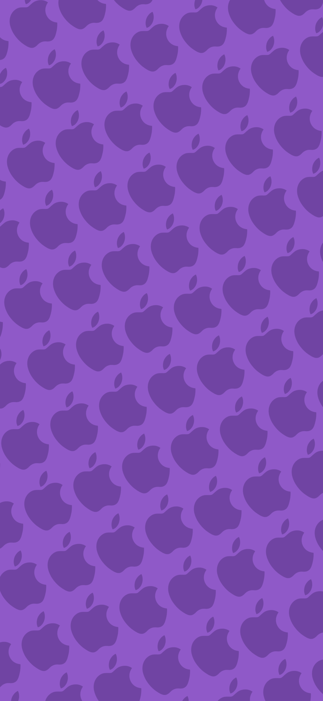 パステルカラー 紫 アップルのロゴ パターン Google Pixel 5 壁紙 待ち受け スマラン