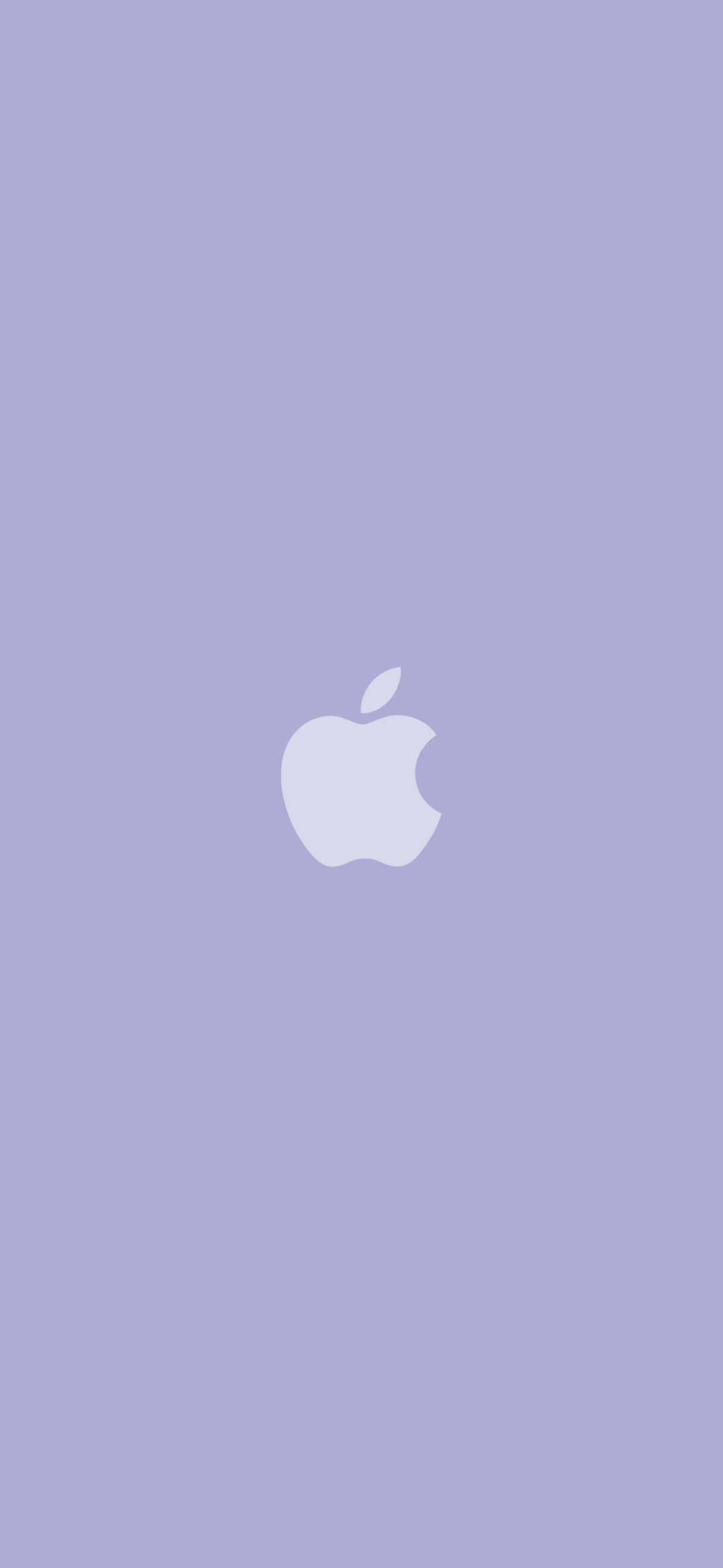 淡いパステルカラー 紫のアップルのロゴ Iphone 13 Mini 壁紙 待ち受け スマラン
