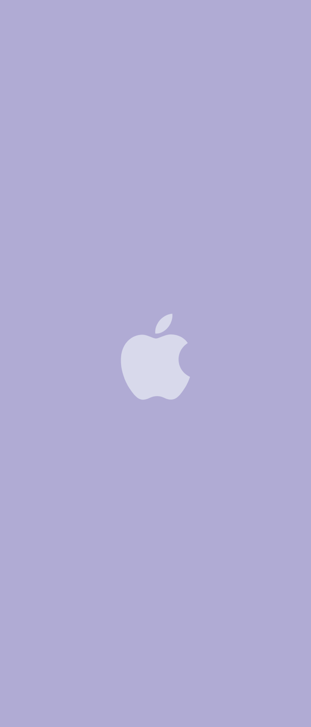 淡いパステルカラー 紫のアップルのロゴ Xperia 8 壁紙 待ち受け スマラン