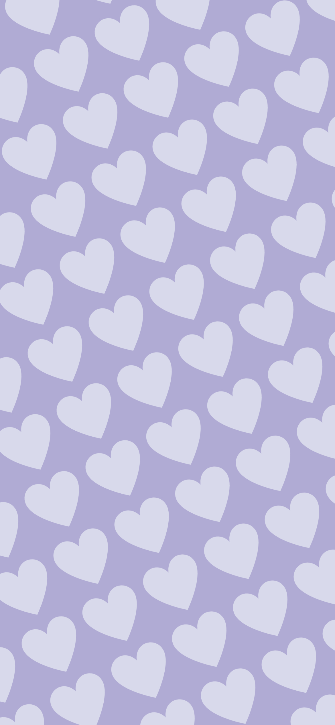 淡いパステルカラー 紫のハートのロゴ Iphone 13 壁紙 待ち受け Sumaran