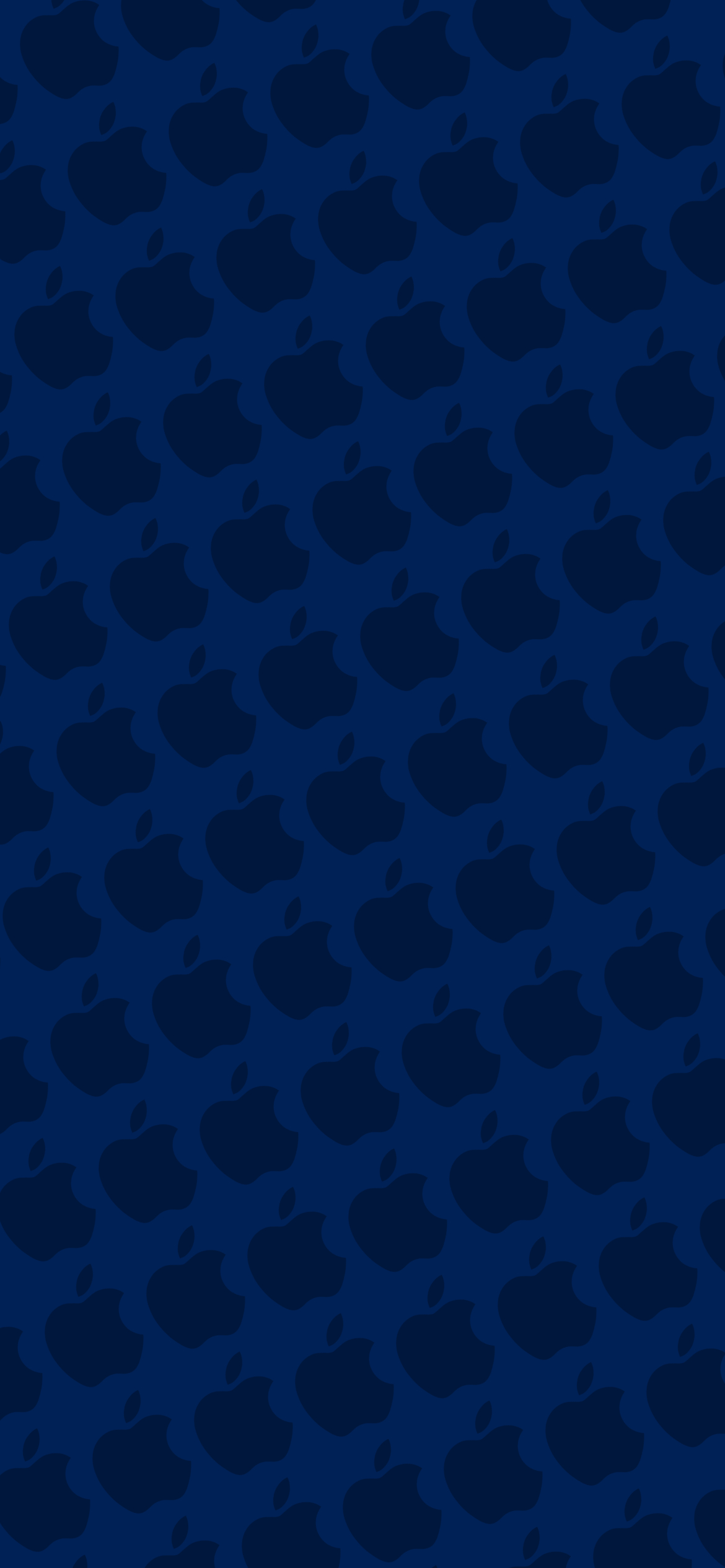ピュア ブルー アップルのロゴ パターン Iphone 13 壁紙 待ち受け スマラン