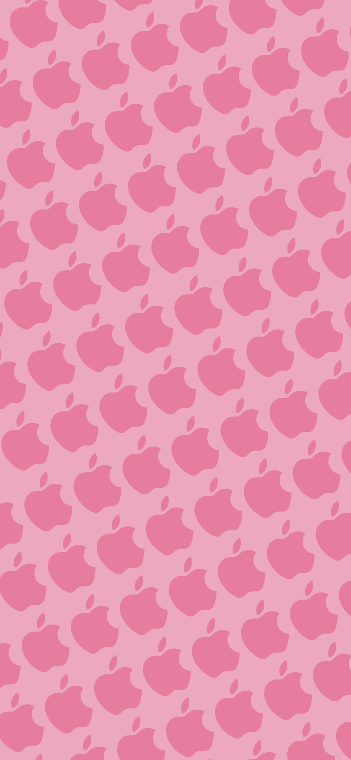ピンクのアップルのロゴ パターン Iphone 12 壁紙 待ち受け Sumaran