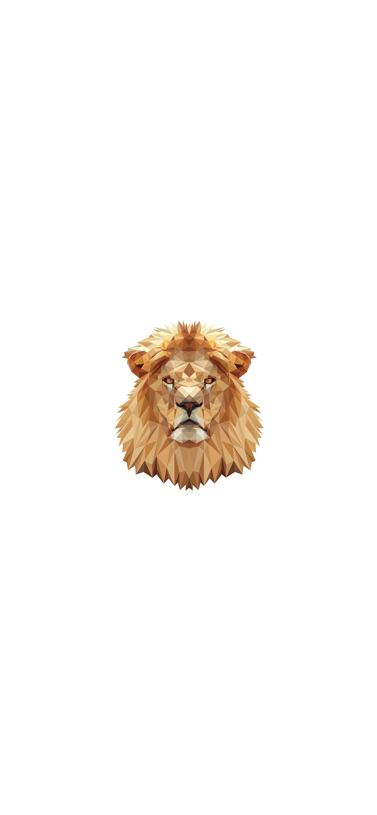 かっこいいポリゴンのライオン Iphone 13 Pro Max壁紙 待ち受け スマラン