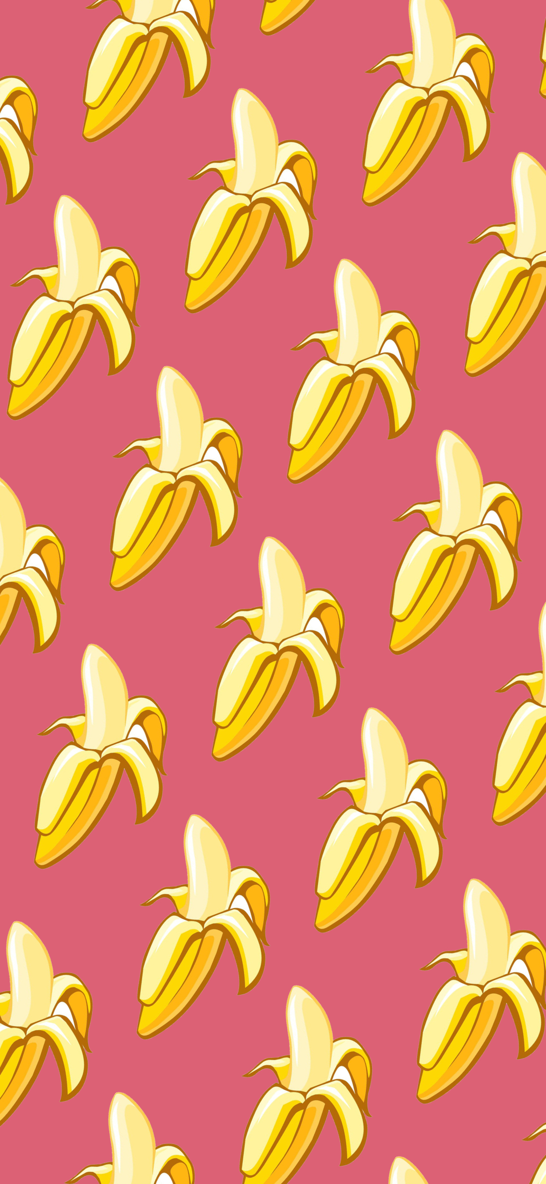 ポップなバナナのイラスト Zenfone 6 壁紙 待ち受け スマラン