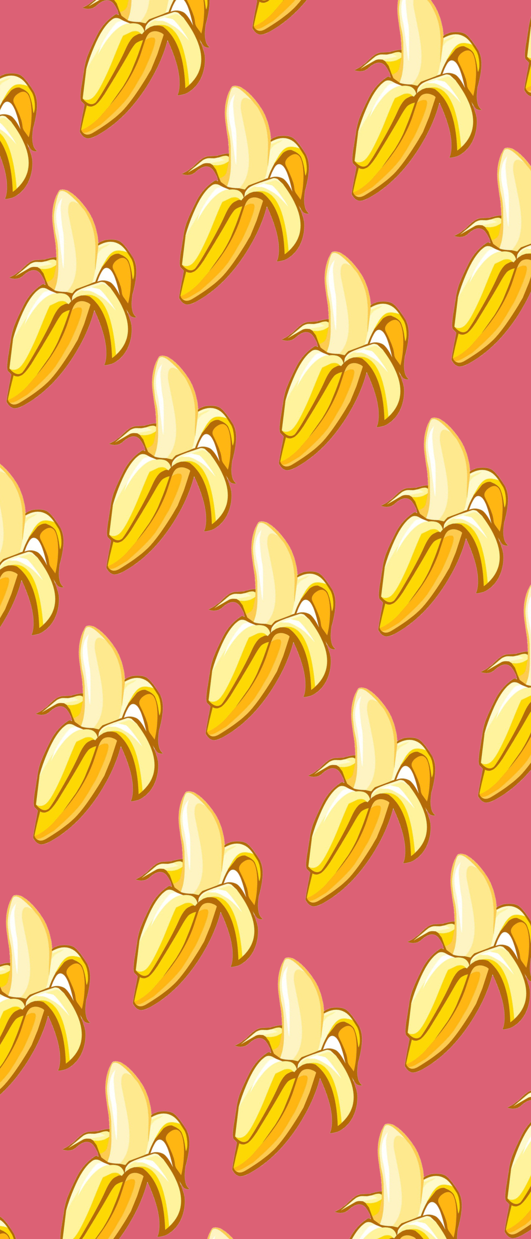ポップなバナナのイラスト Xperia 10 Ii スマホ壁紙 待ち受け スマラン