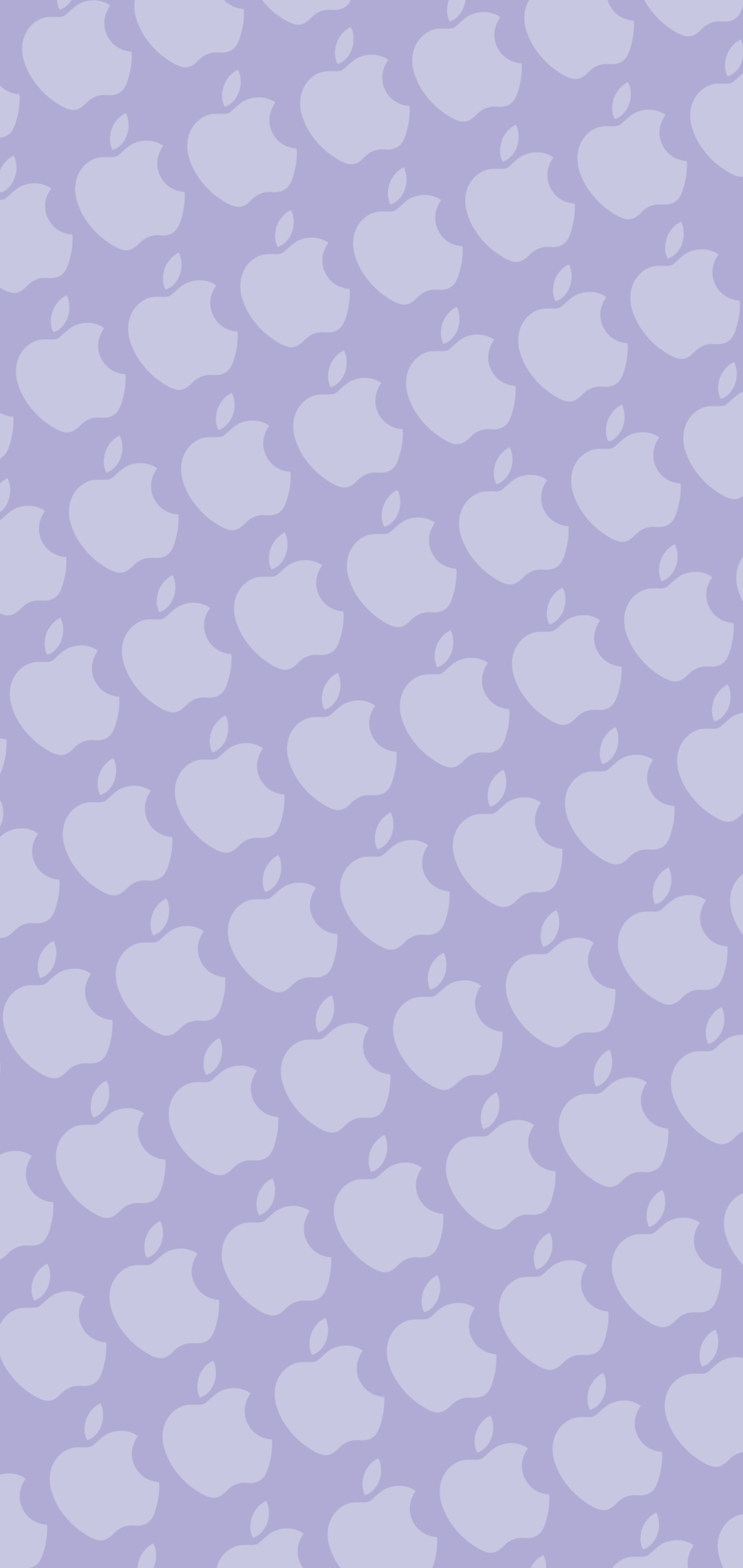 紫色のアップルのロゴ パターン Android One S8 壁紙 待ち受け Sumaran