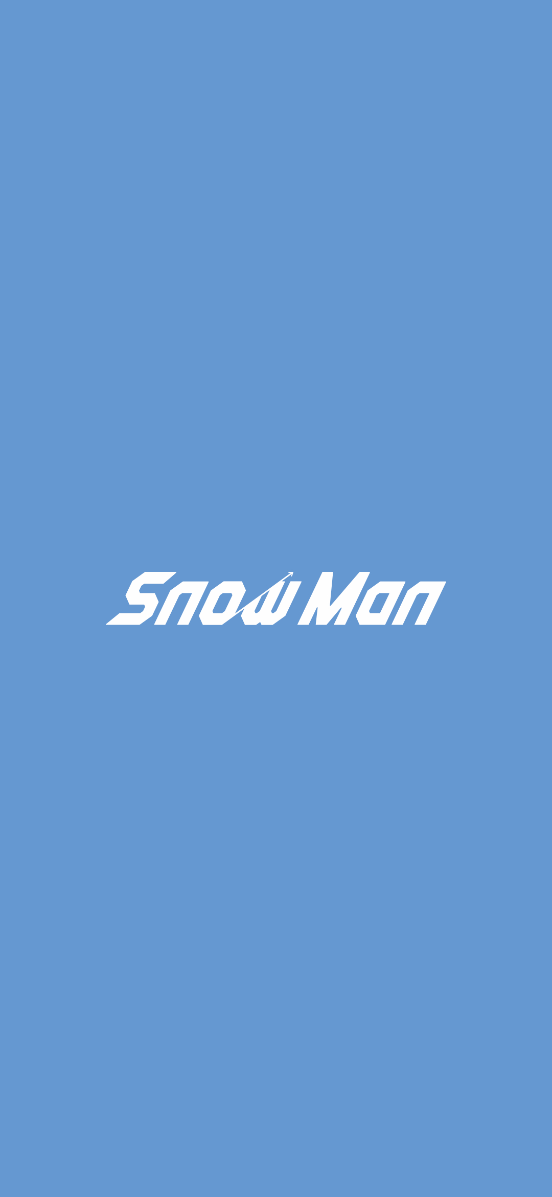 Snow Manのロゴ Aquos Zero2 壁紙 待ち受け スマラン