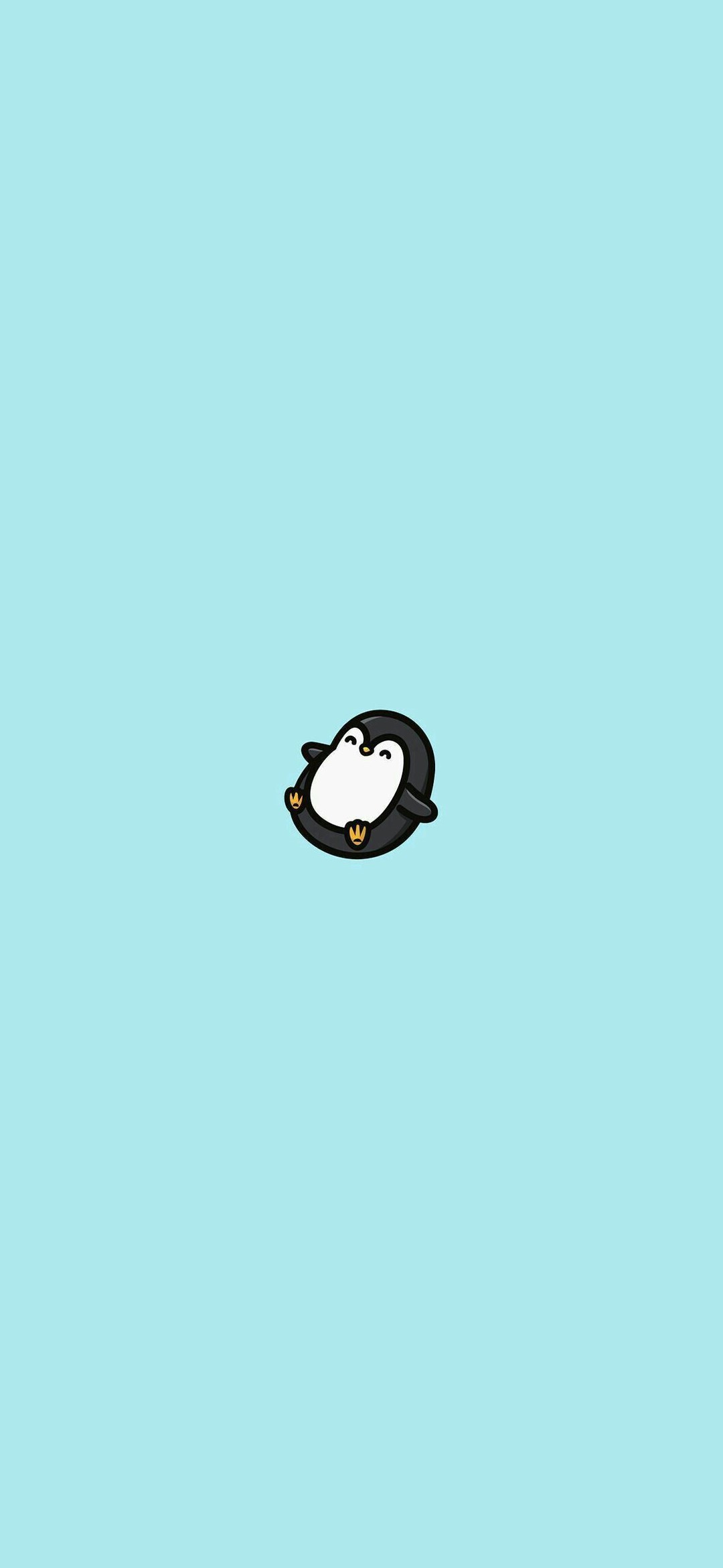 可愛いペンギンのイラスト Iphone 13 Mini 壁紙 待ち受け スマラン