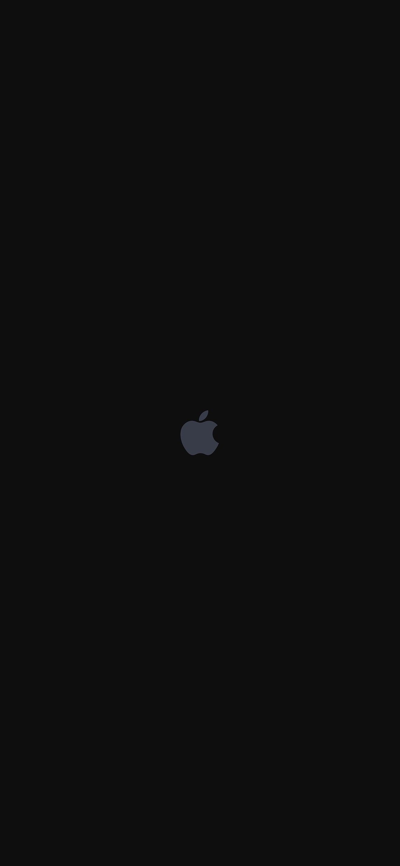 黒のミニマルなアップルのロゴ Iphone 13 Pro Max壁紙 待ち受け スマラン