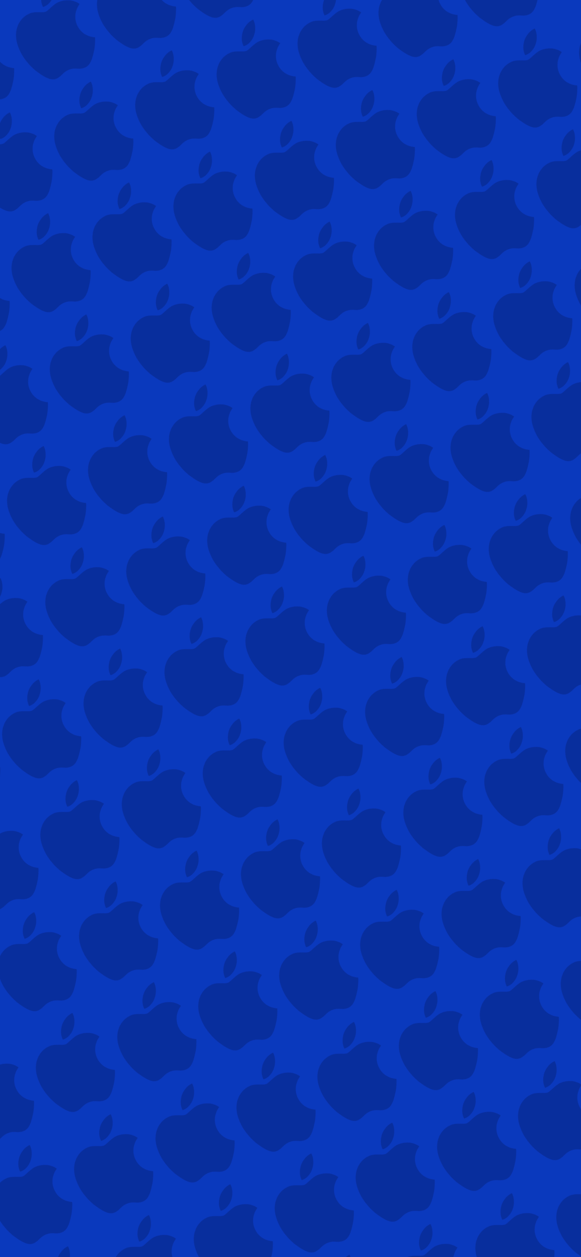 ビビッド ブルー アップルのロゴ パターン Iphone 12 壁紙 待ち受け スマラン