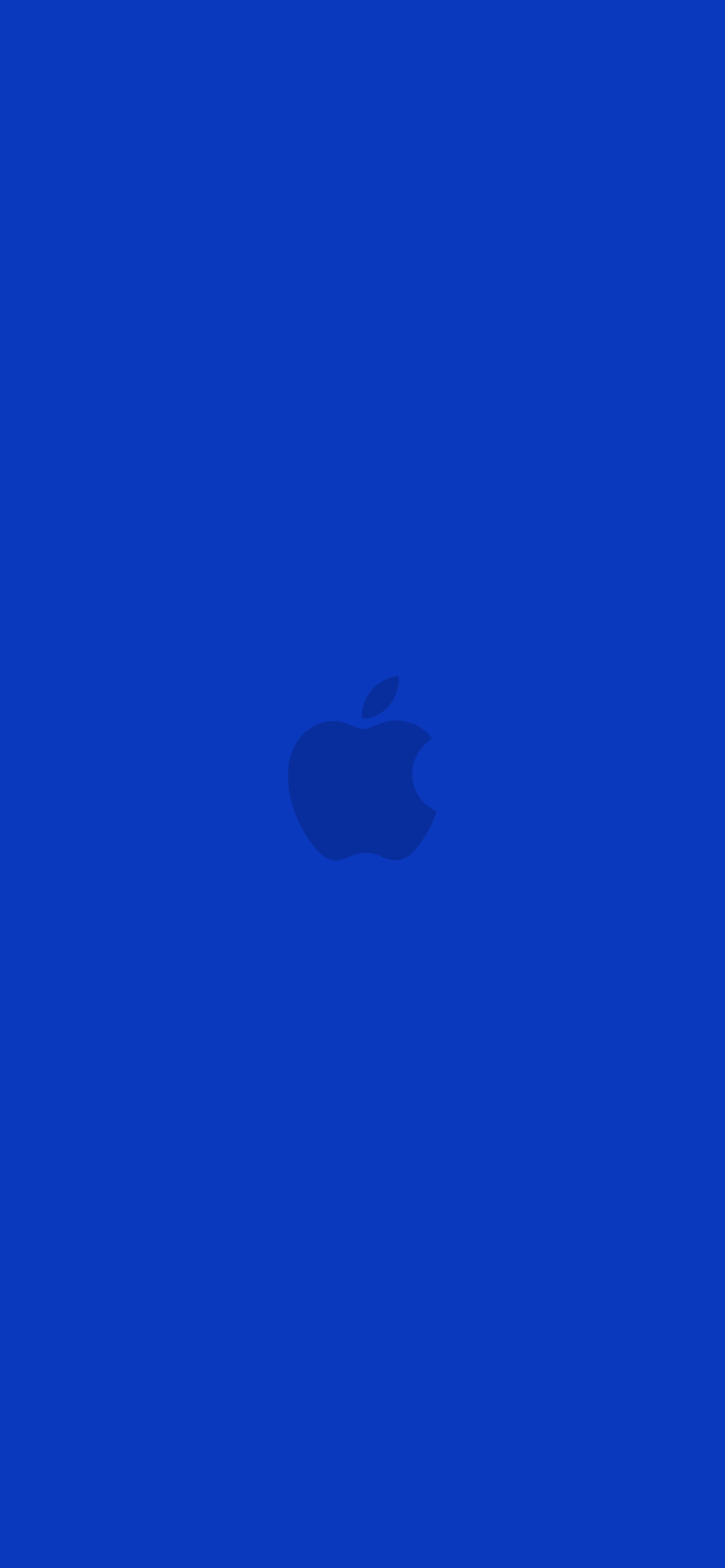 ビビッド ブルー アップルのロゴ Iphone 12 Pro 壁紙 待ち受け スマラン