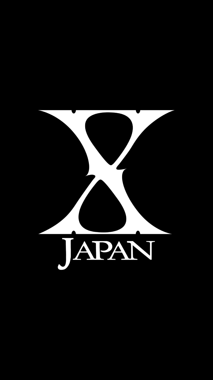 X Japanのロゴ Iphone 6 スマホ壁紙 待ち受け スマラン