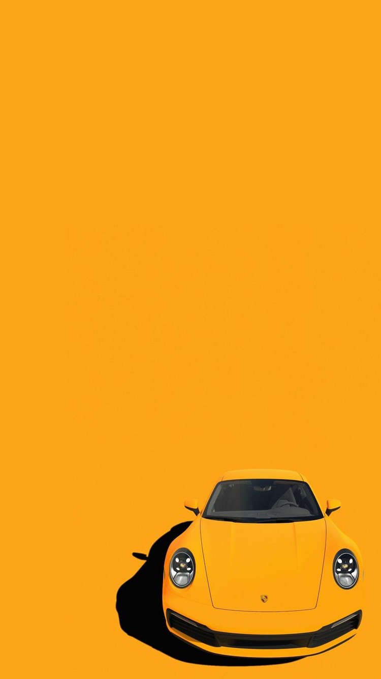 かっこいい黄色のスポーツカー Iphone 8 壁紙 待ち受け Sumaran