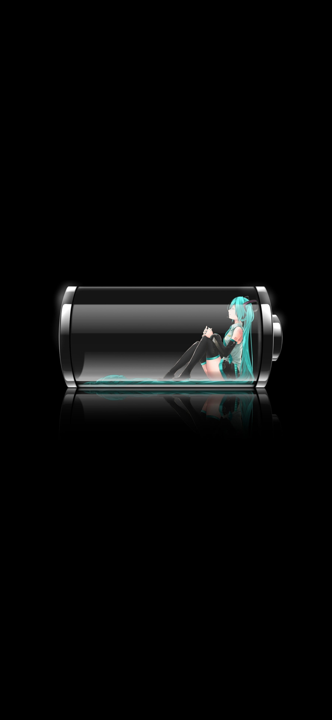 乾電池に入った初音ミク Iphone 12 Mini 壁紙 待ち受け スマラン