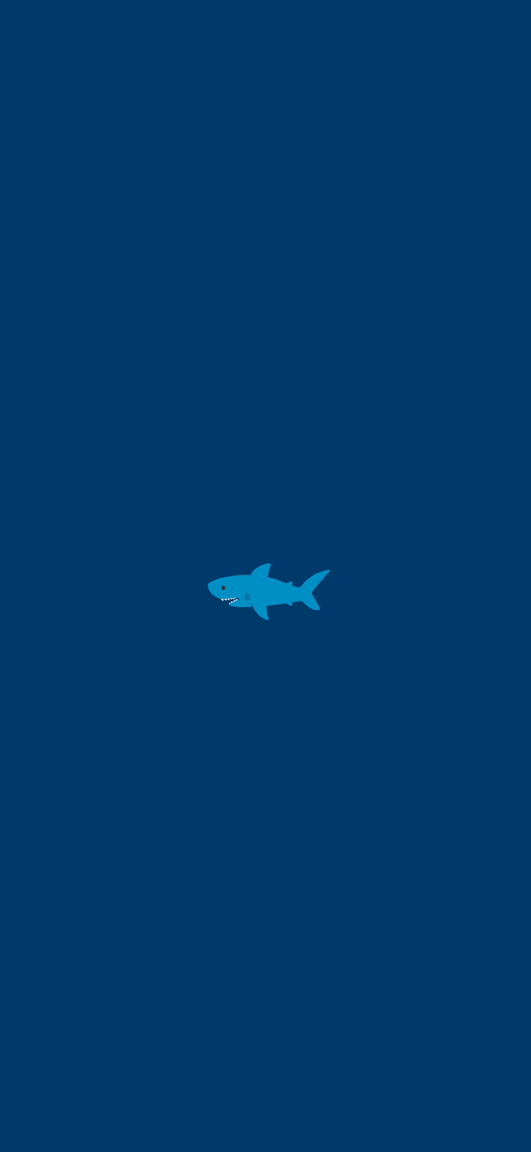 シンプル サメのイラスト Google Pixel 4a 壁紙 待ち受け スマラン