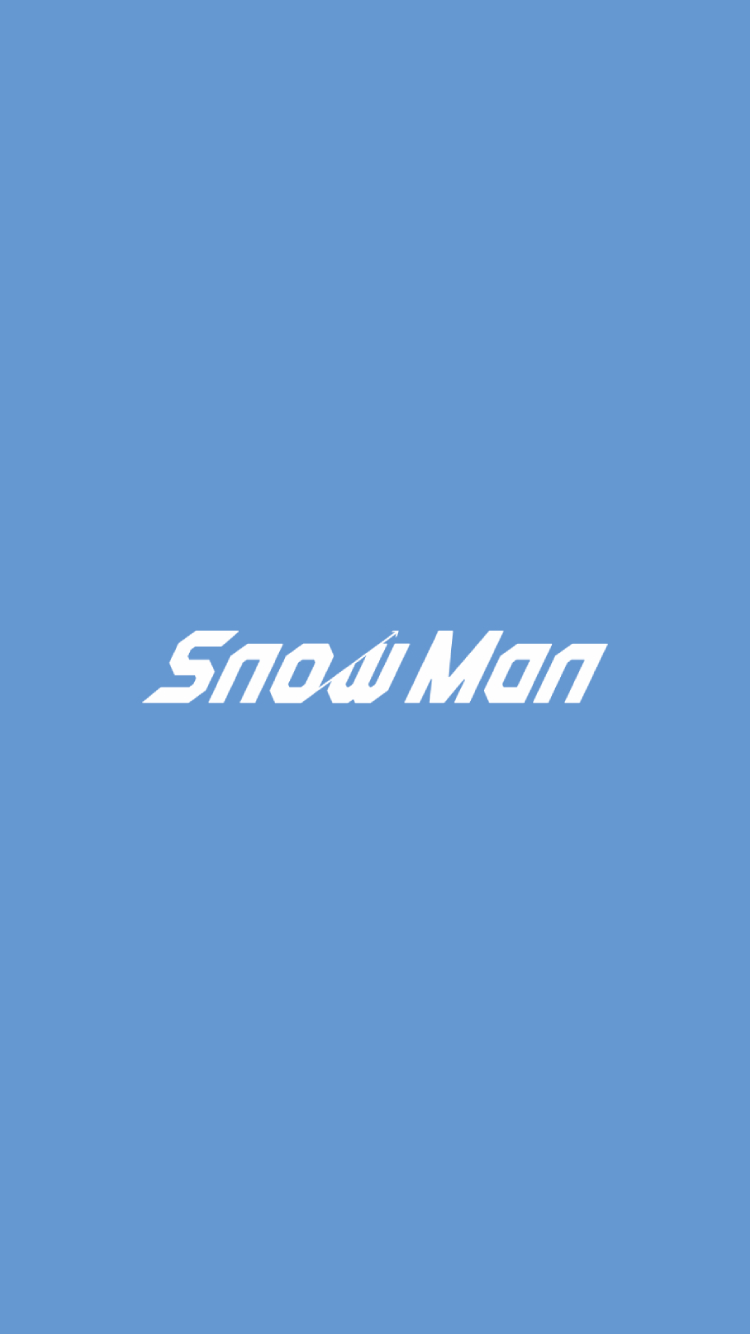 Snow Manのロゴ Iphone Se 第3世代 壁紙 待ち受け スマラン