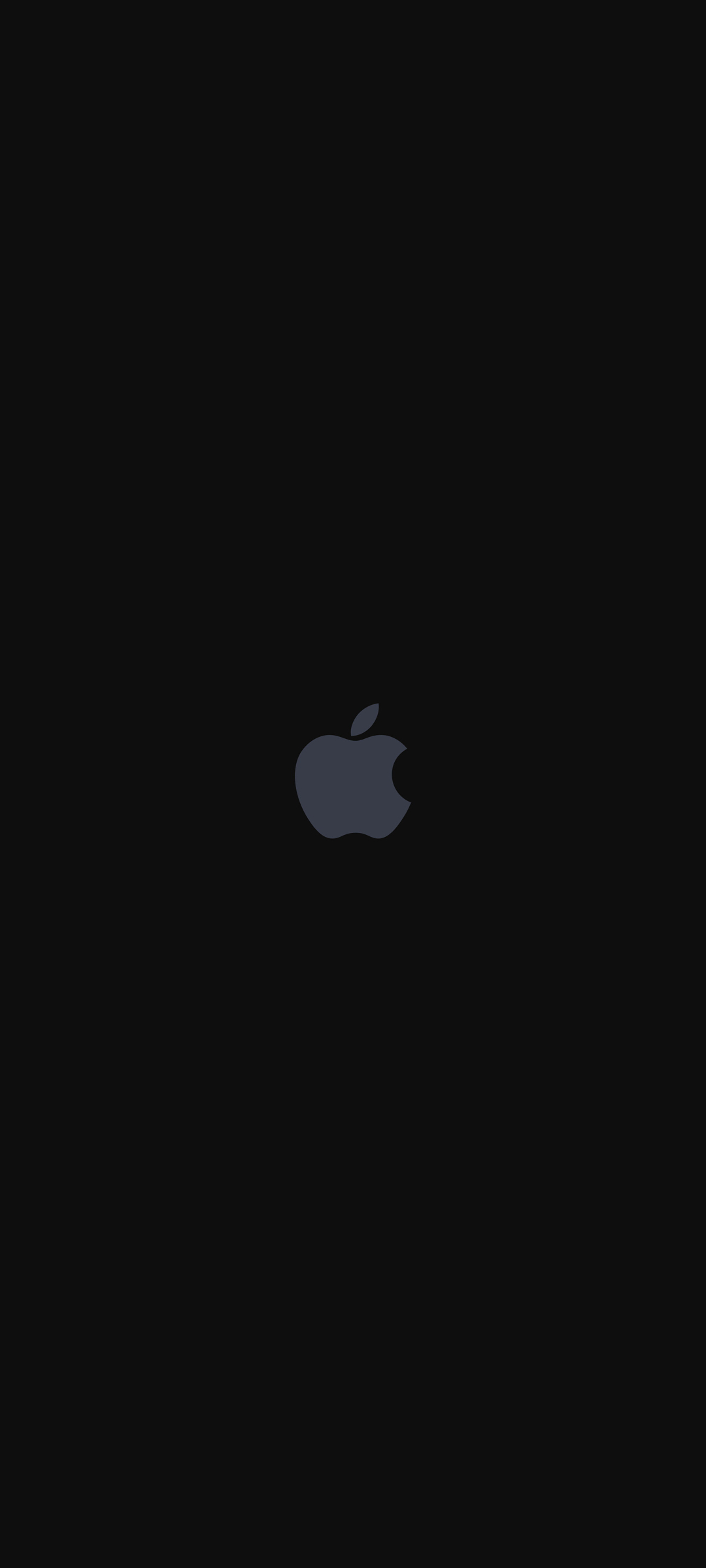黒の背景 灰色のアップルロゴ グレー Apple Xiaomi 11t Pro 壁紙 待ち受け スマラン