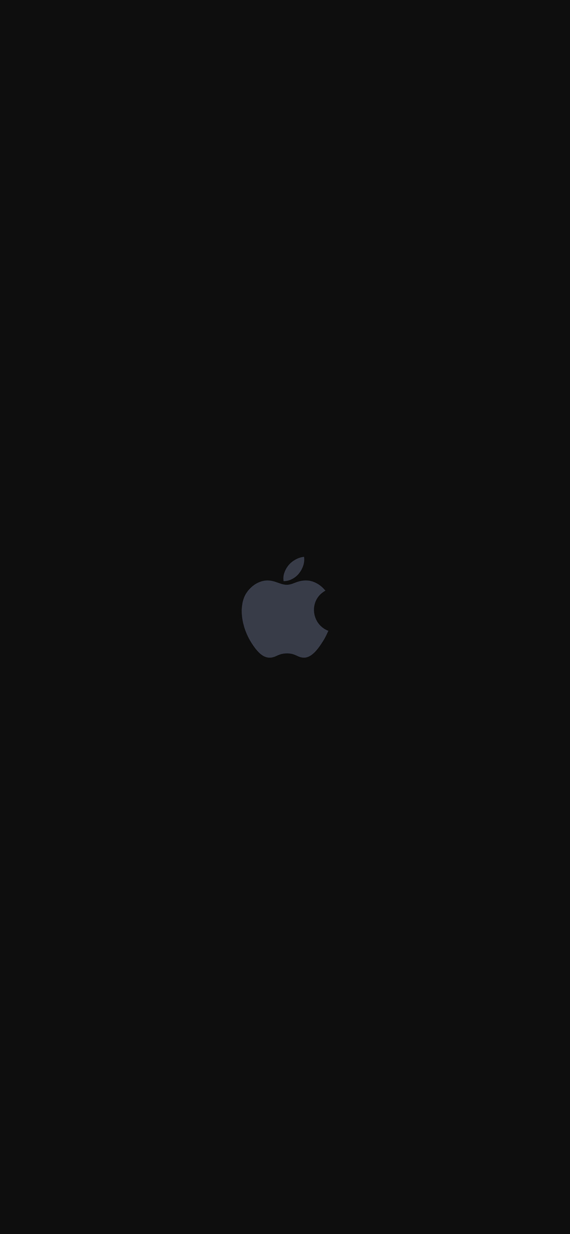 黒の背景 灰色のアップルロゴ グレー Apple Iphone 12 壁紙 待ち受け スマラン
