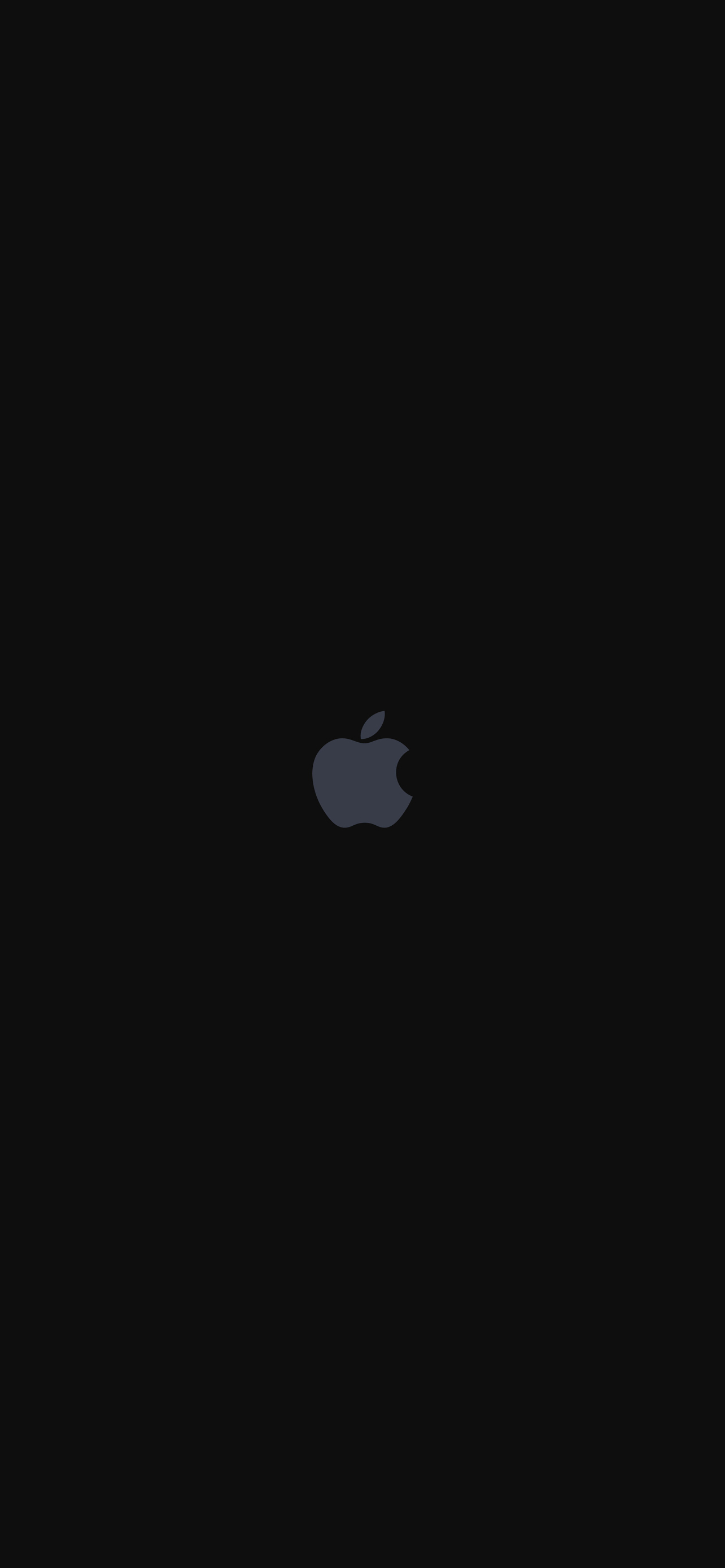 黒の背景 灰色のアップルロゴ グレー Apple Iphone 12 Pro Max 壁紙 待ち受け スマラン