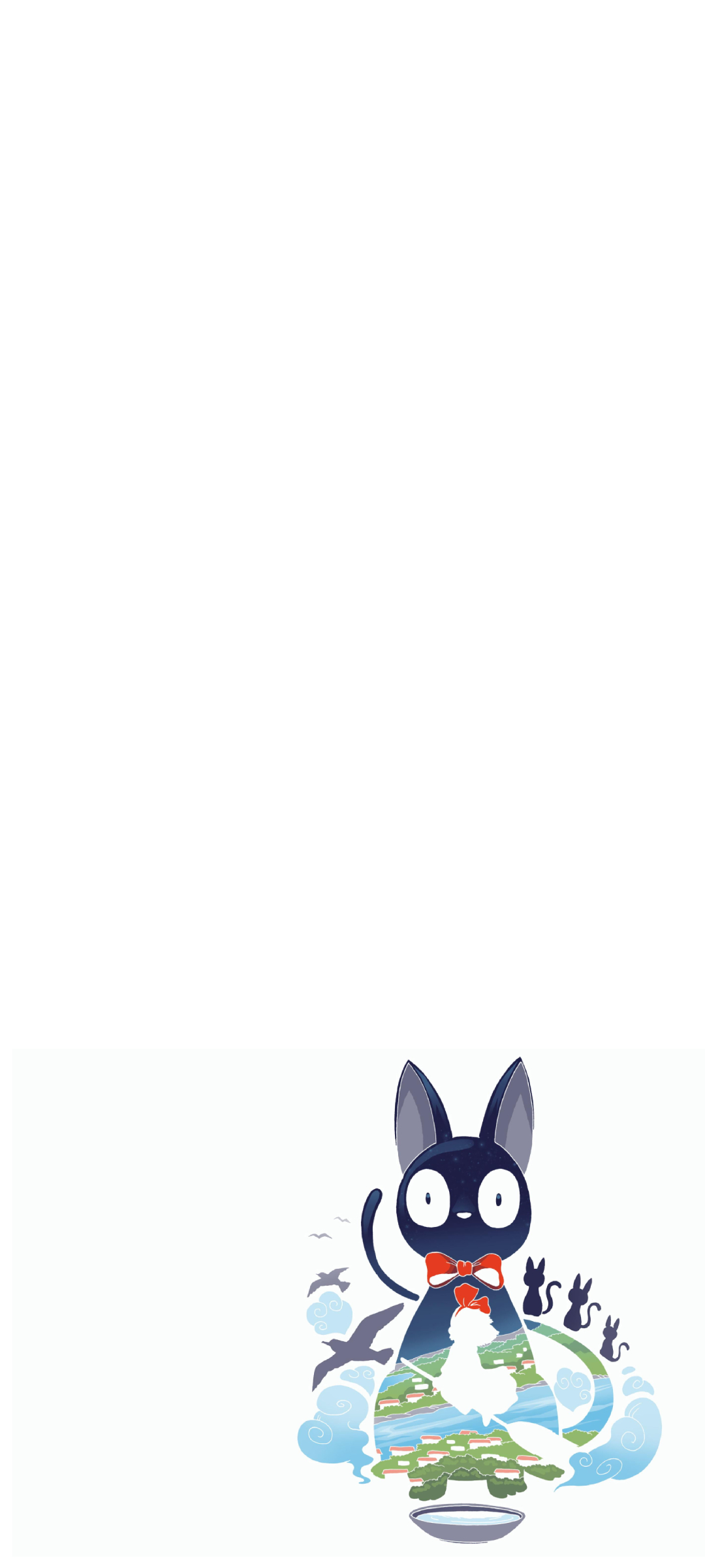 魔女の宅急便 黒猫のジジ キキ ジブリ Xiaomi 11t Pro 壁紙 待ち受け スマラン