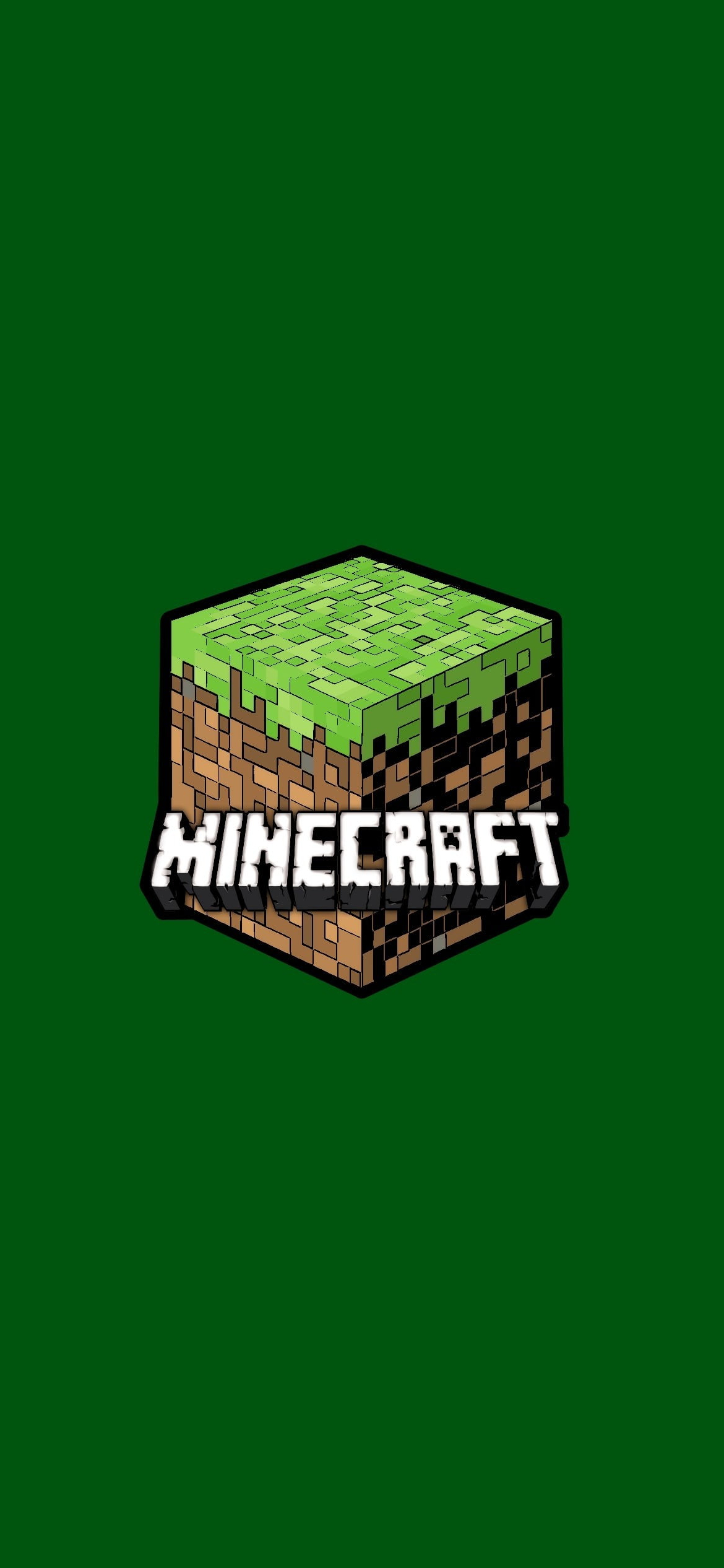 Minecraft シンプル 緑 Iphone 13 Pro 壁紙 待ち受け スマラン