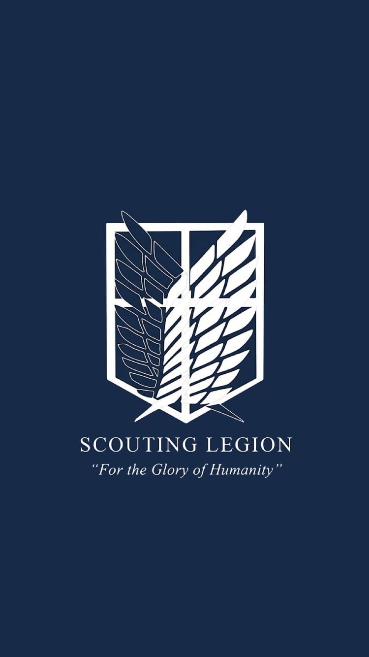 進撃の巨人 調査兵団 Scouting Legion For The Glory Of Humanity Iphone Se 第2世代 壁紙 待ち受け スマラン