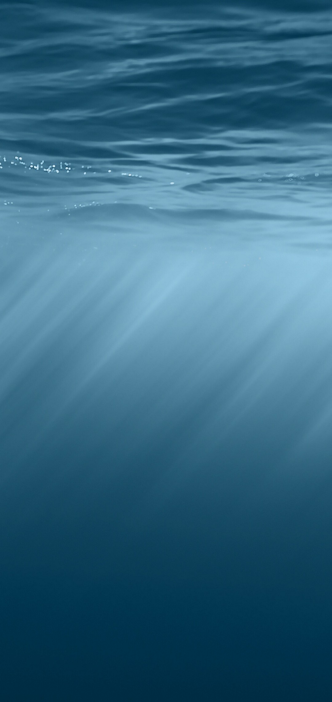 暗い青の海の中 Oppo R15 Pro Androidスマホ壁紙 待ち受け スマラン